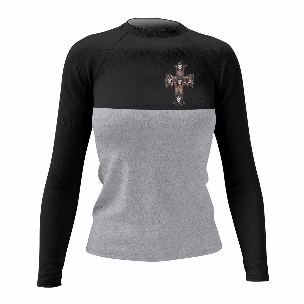 Appetite for Destruction Guns N' Roses Women's Rash Guard Long Sleeve - front view mockup