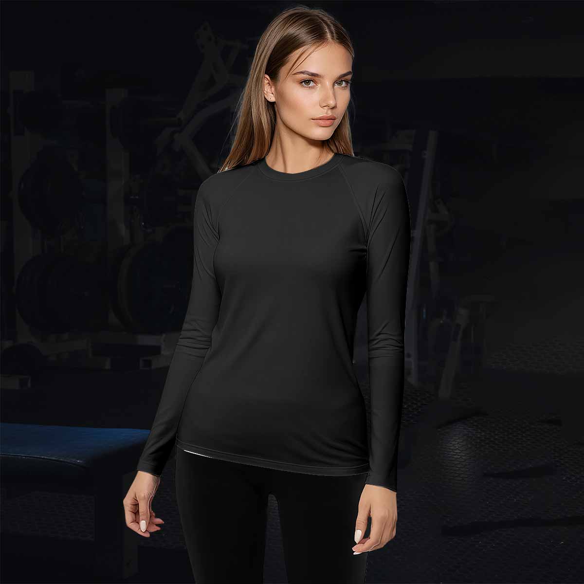 Motörhead England 1978 Women's Rash Guard Long Sleeve - lifestyle view