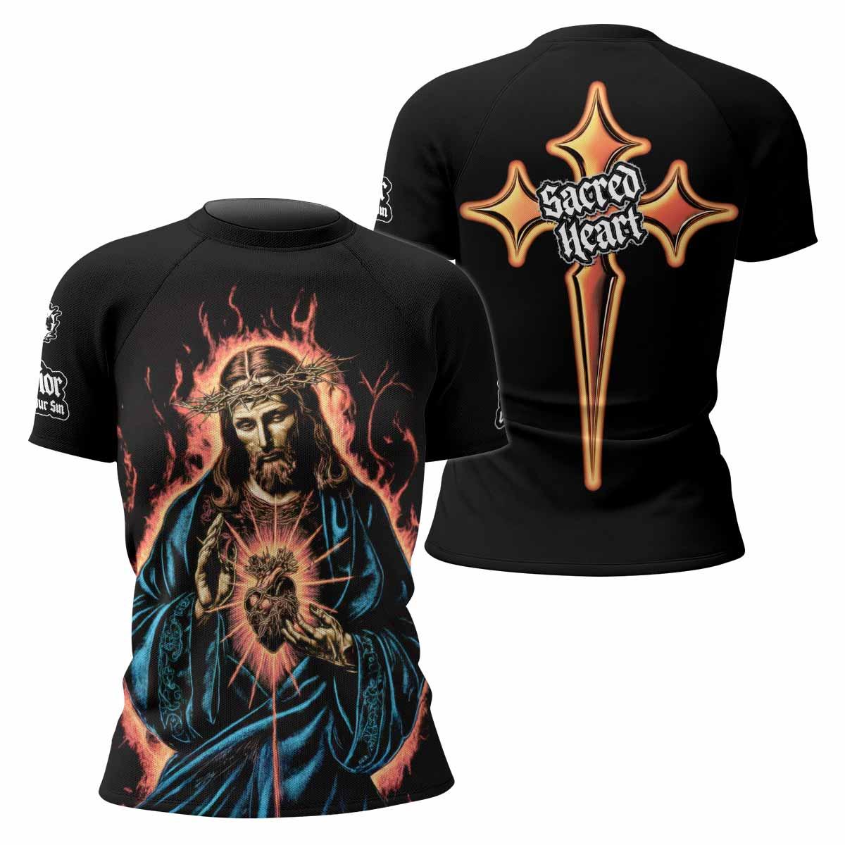 Sacred Heart Rash Guard