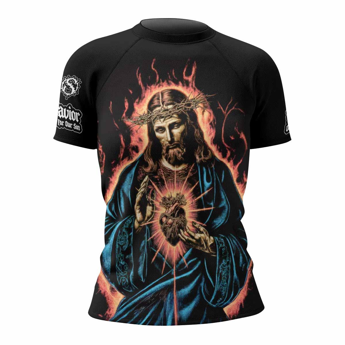 Sacred Heart Rash Guard