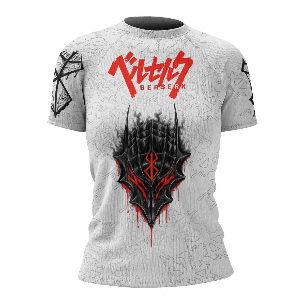 Berserk Berserker Armor Women's Rash Guard Short Sleeve - front view mockup
