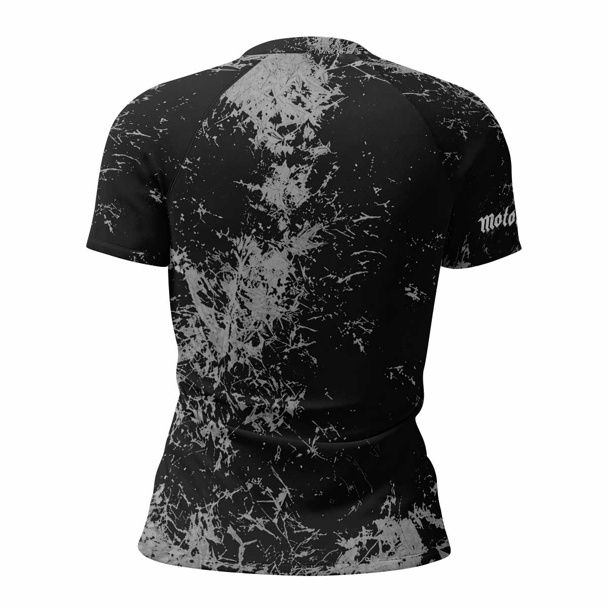 Motörhead The Wörld Is Yours Women's Rash Guard Short Sleeve - back view mockup