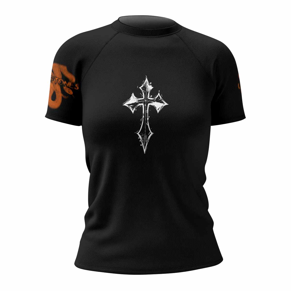 Deftones Etombed Women's Rash Guard Short Sleeve - front view mockup