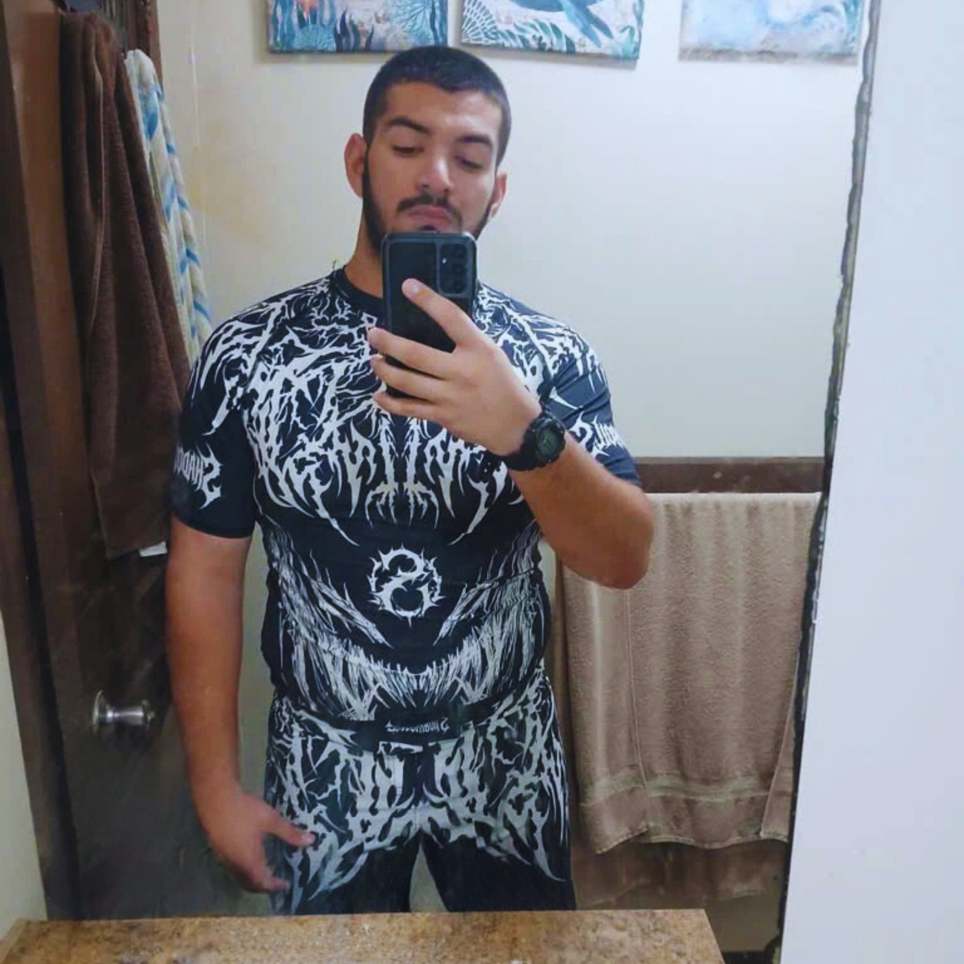Spine of the Abyss Fight Shorts