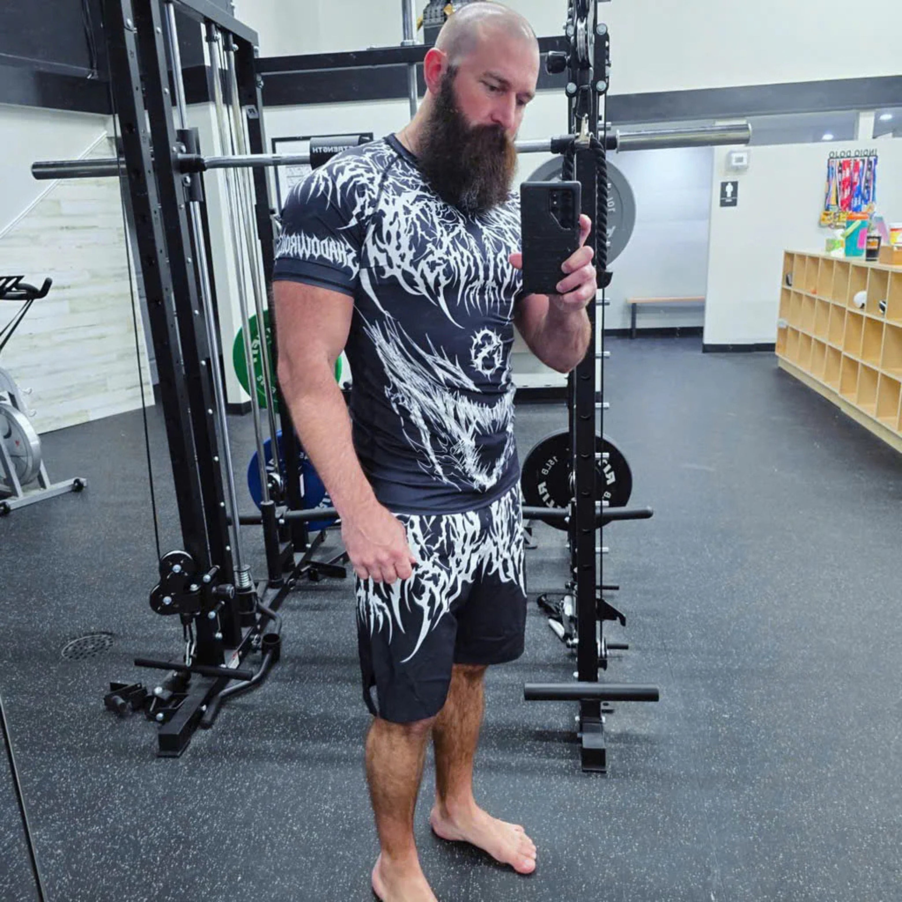 Spine of the Abyss Fight Shorts
