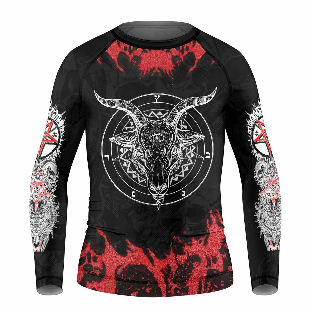 Baphomet Seal Kids Rash Guard