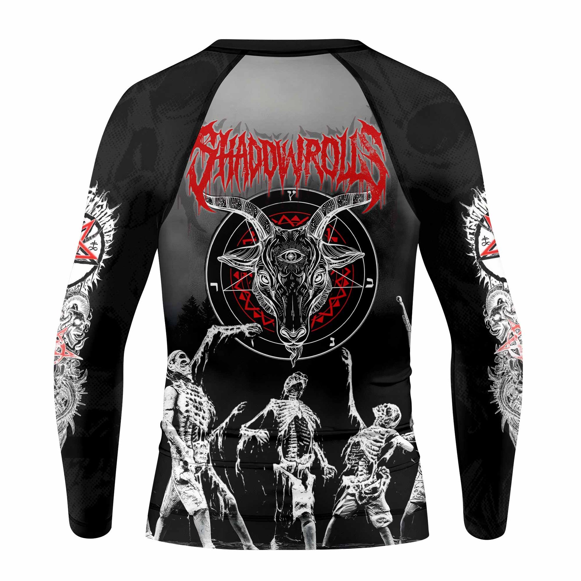 Baphomet Seal Kids Rash Guard
