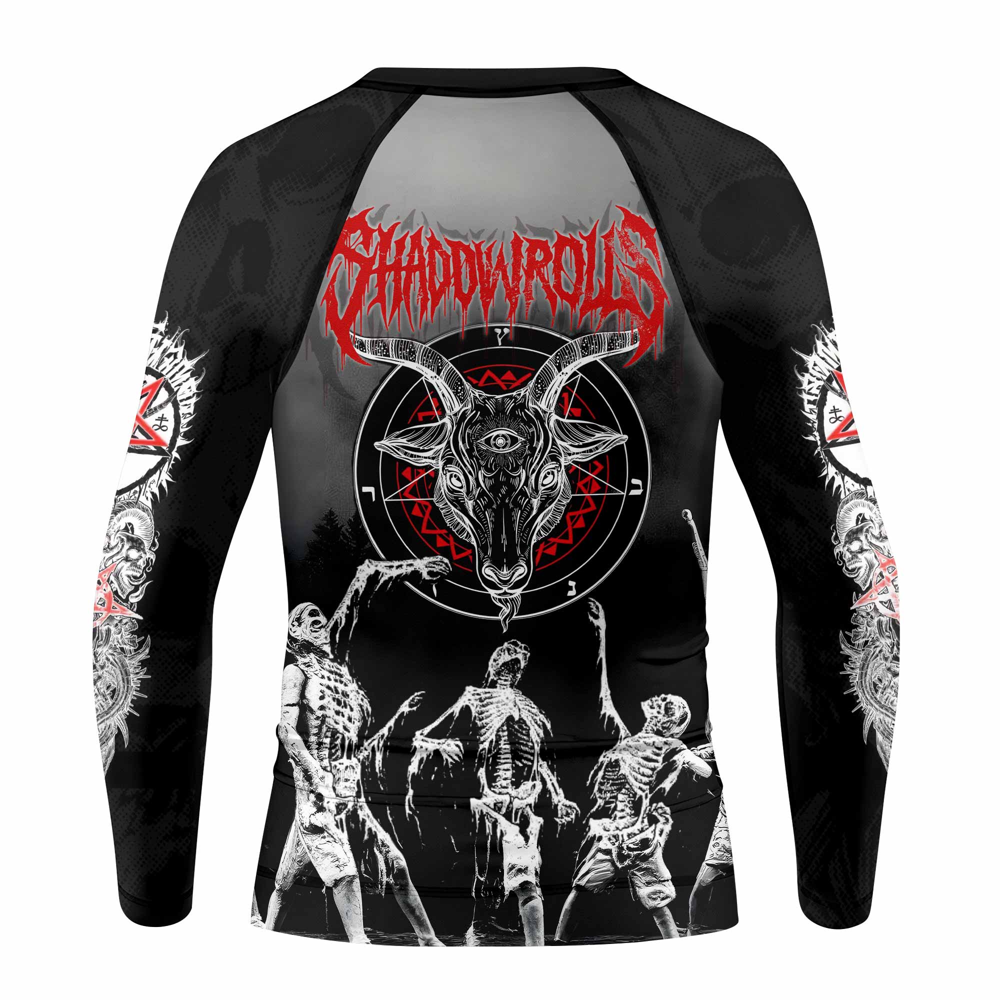 Baphomet Seal Kids Rash Guard