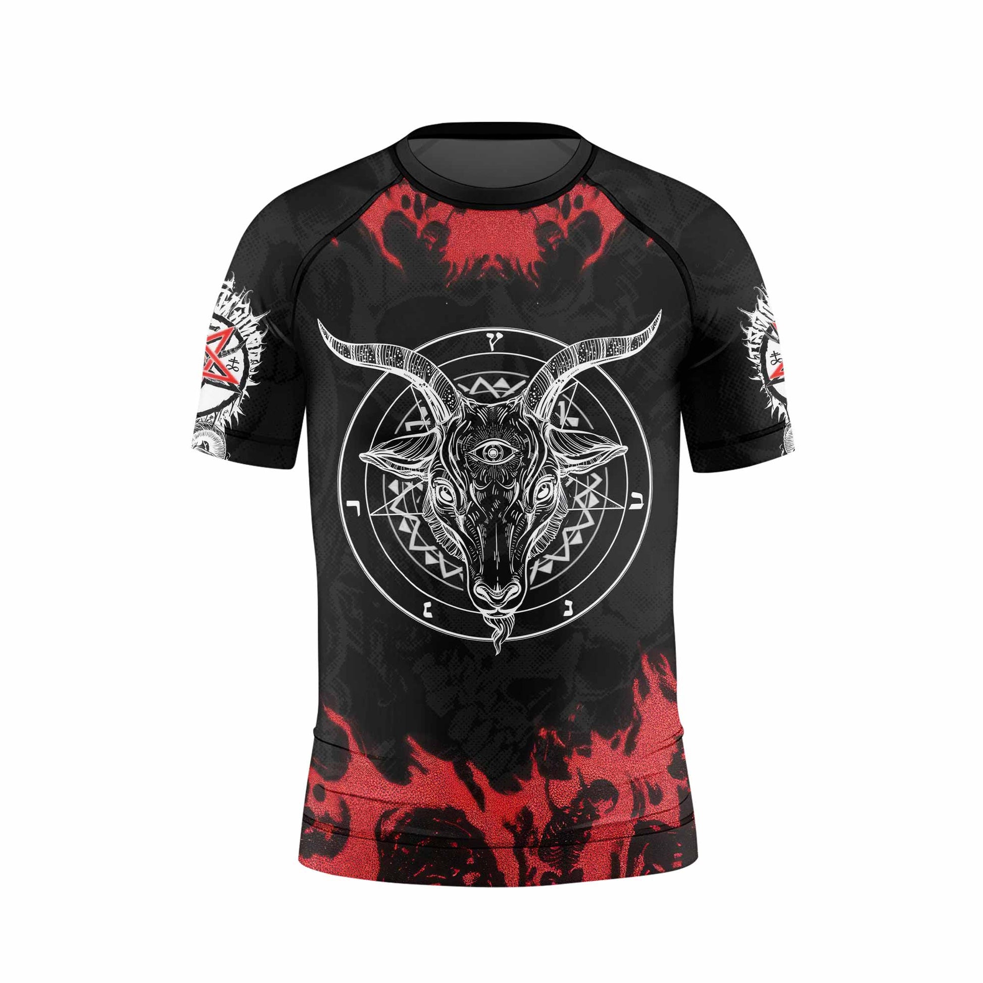 Baphomet Seal Kids Rash Guard