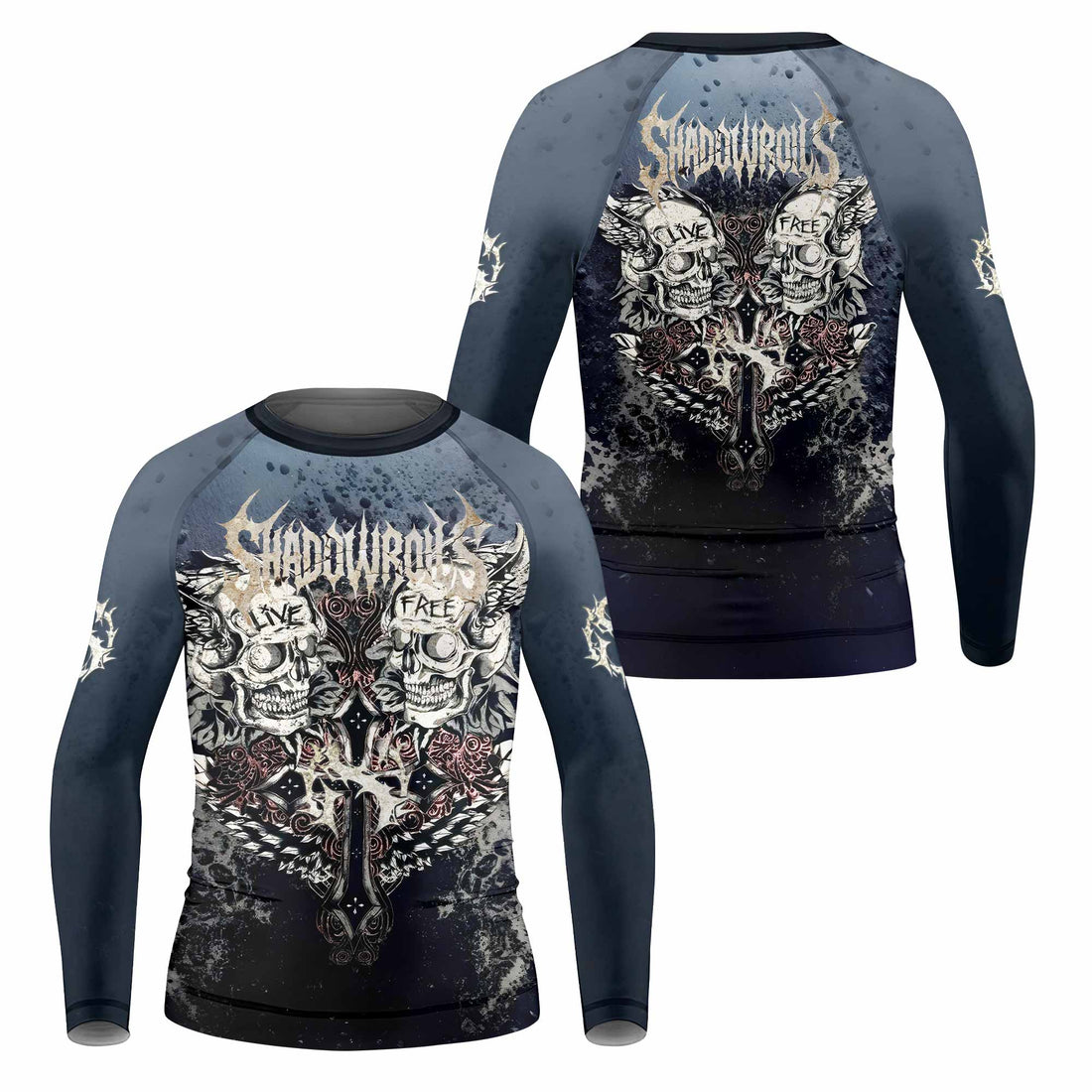 Live Free Warrior Kids Rash Guard