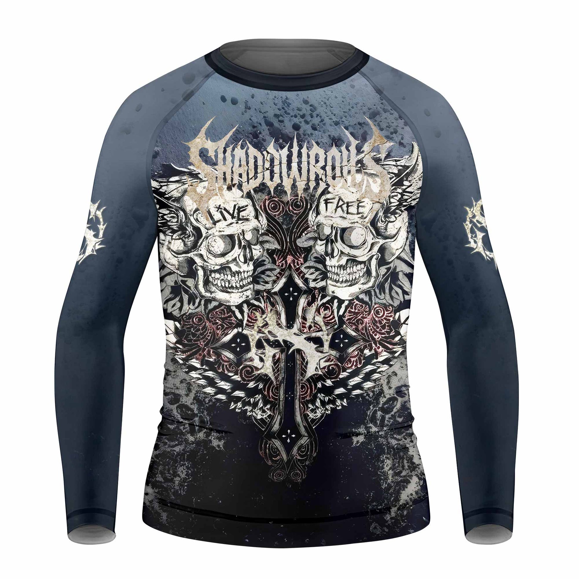 Live Free Warrior Kids Rash Guard