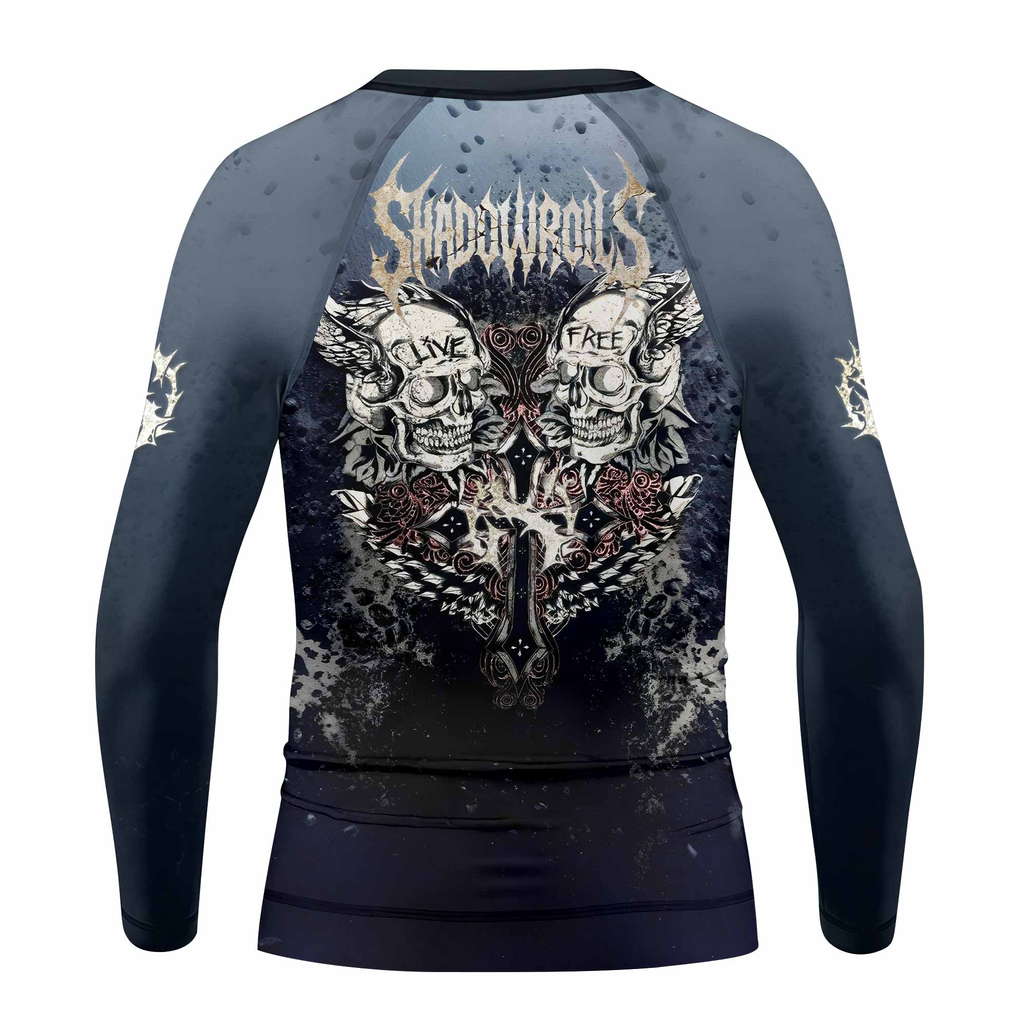 Live Free Warrior Kids Rash Guard
