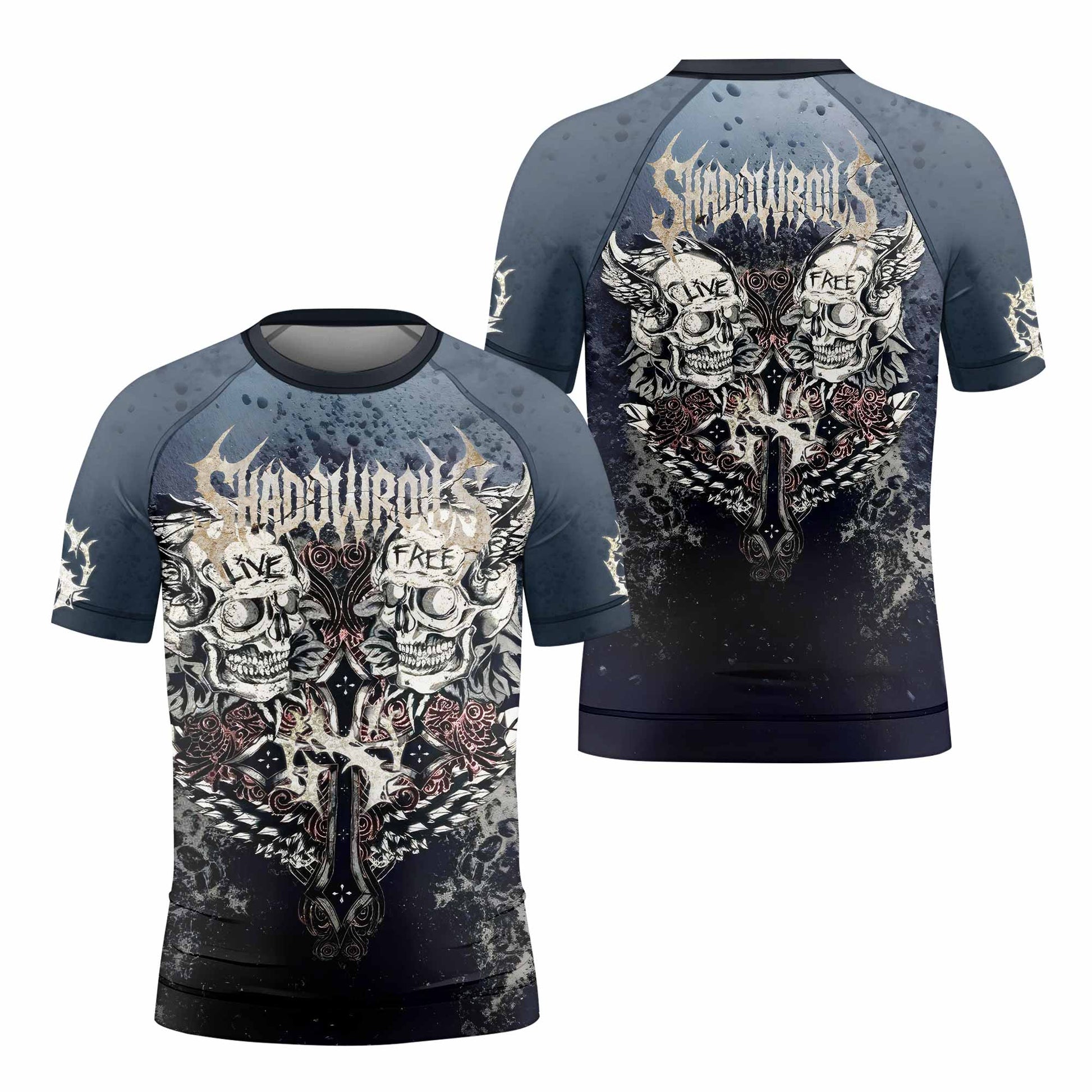 Live Free Warrior Kids Rash Guard