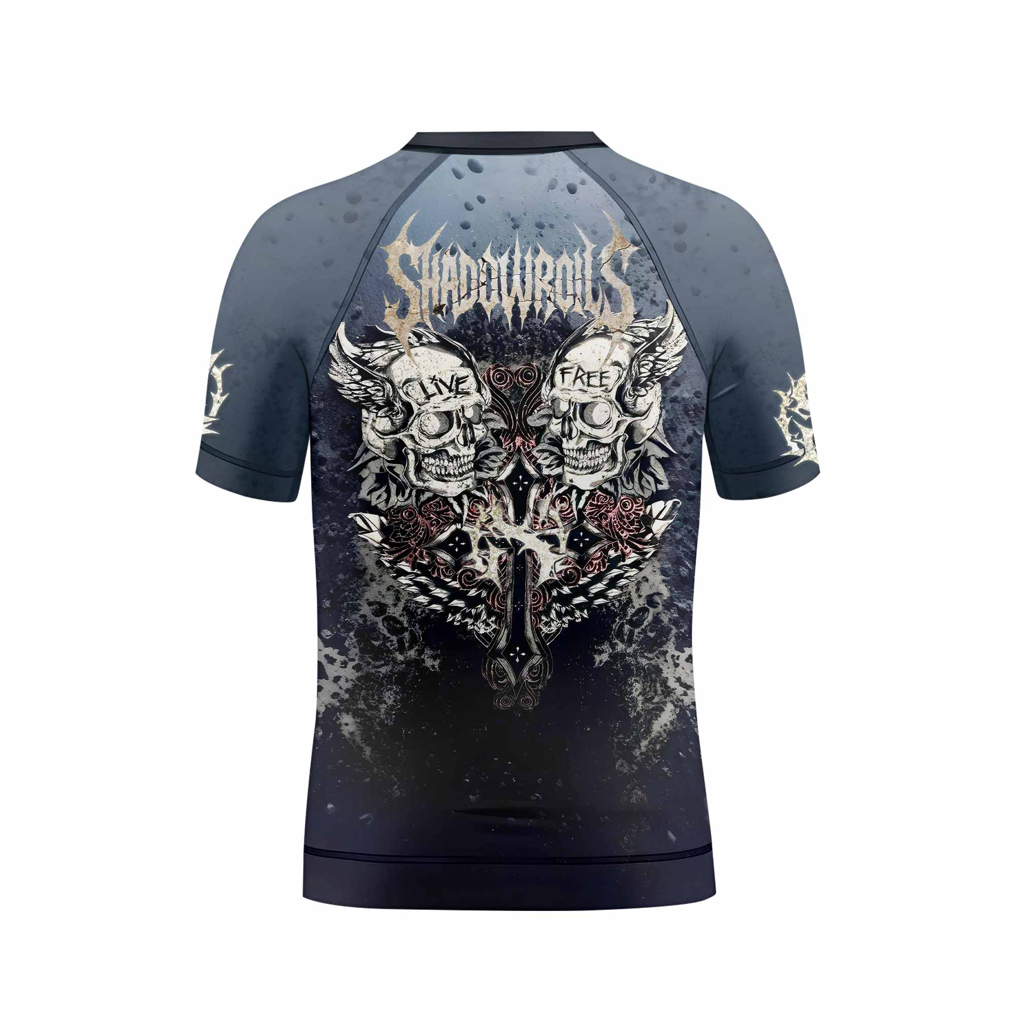 Live Free Warrior Kids Rash Guard