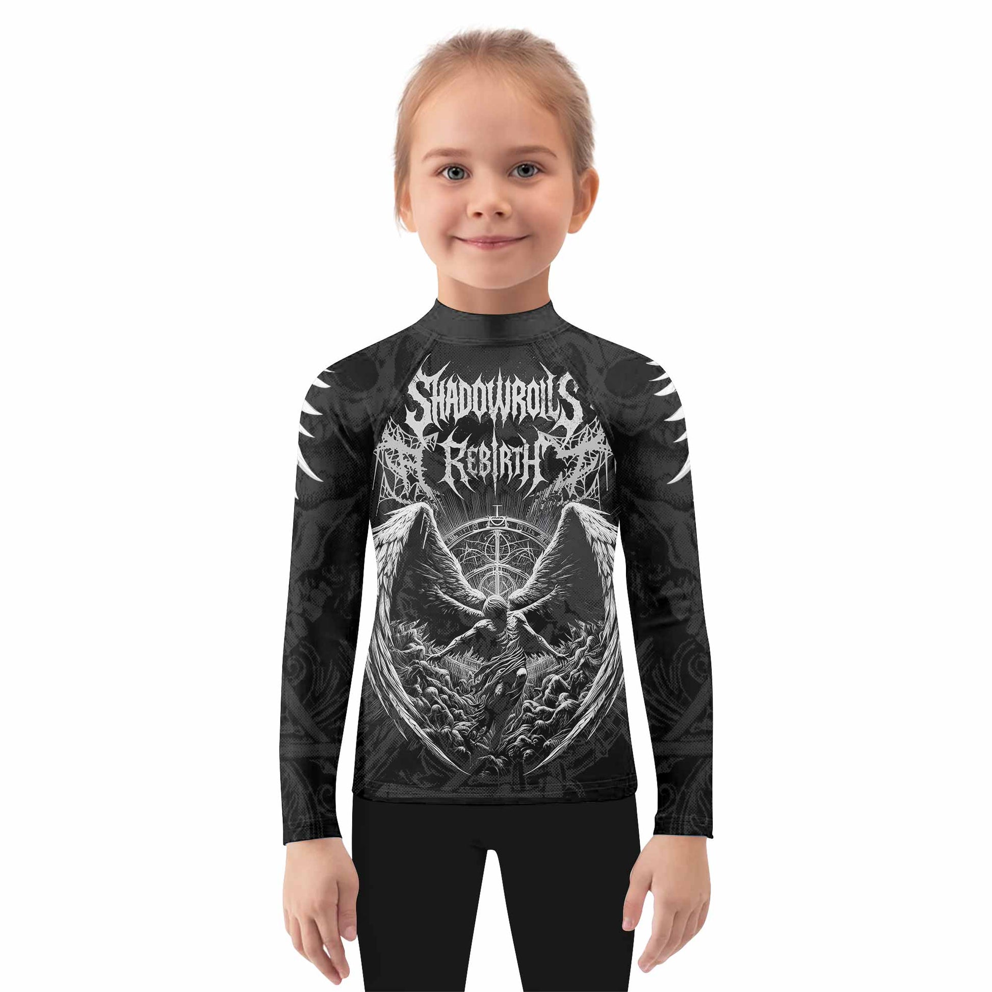 Rebirth of the Fallen Kids Rash Guard