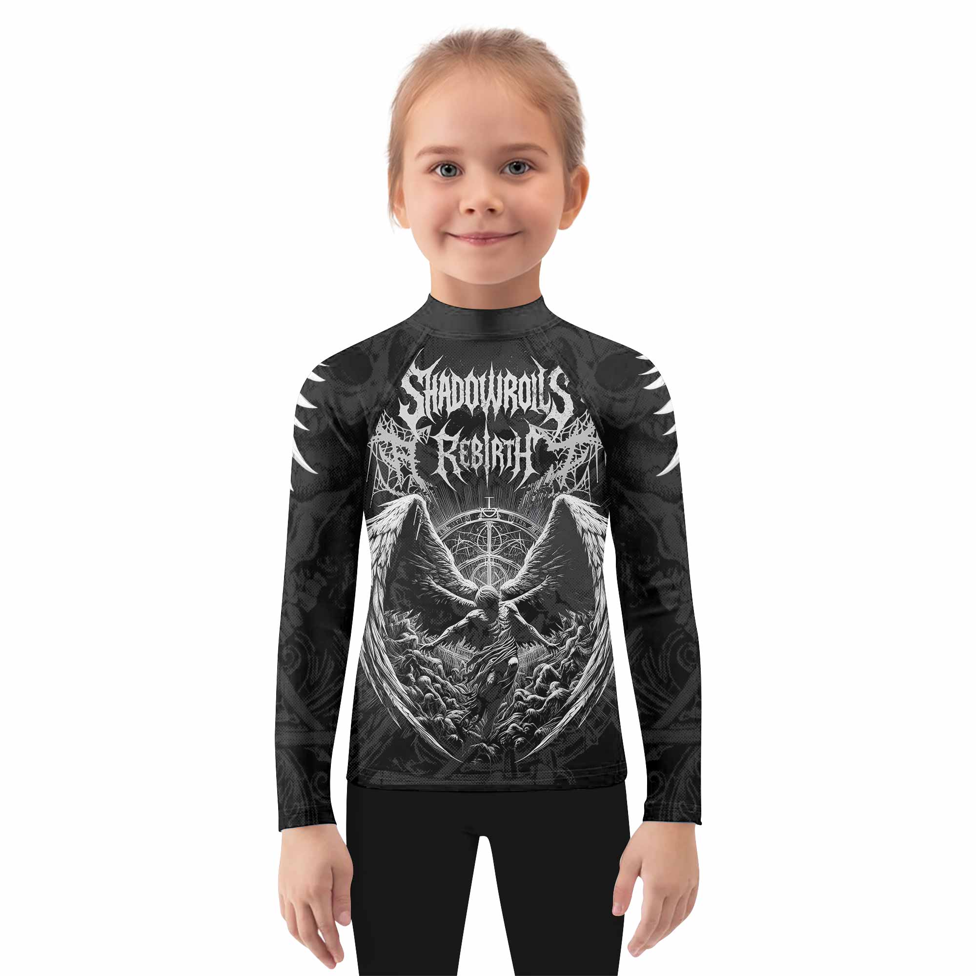 Rebirth of the Fallen Kids Rash Guard