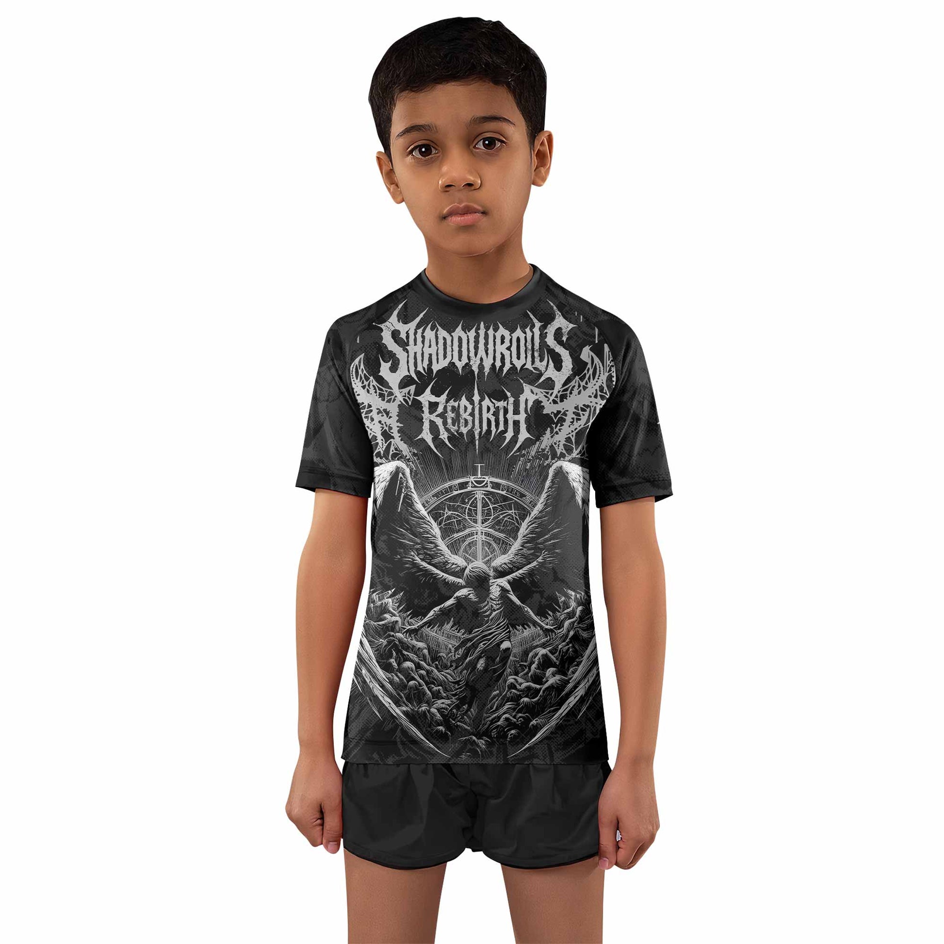 Rebirth of the Fallen Kids Rash Guard