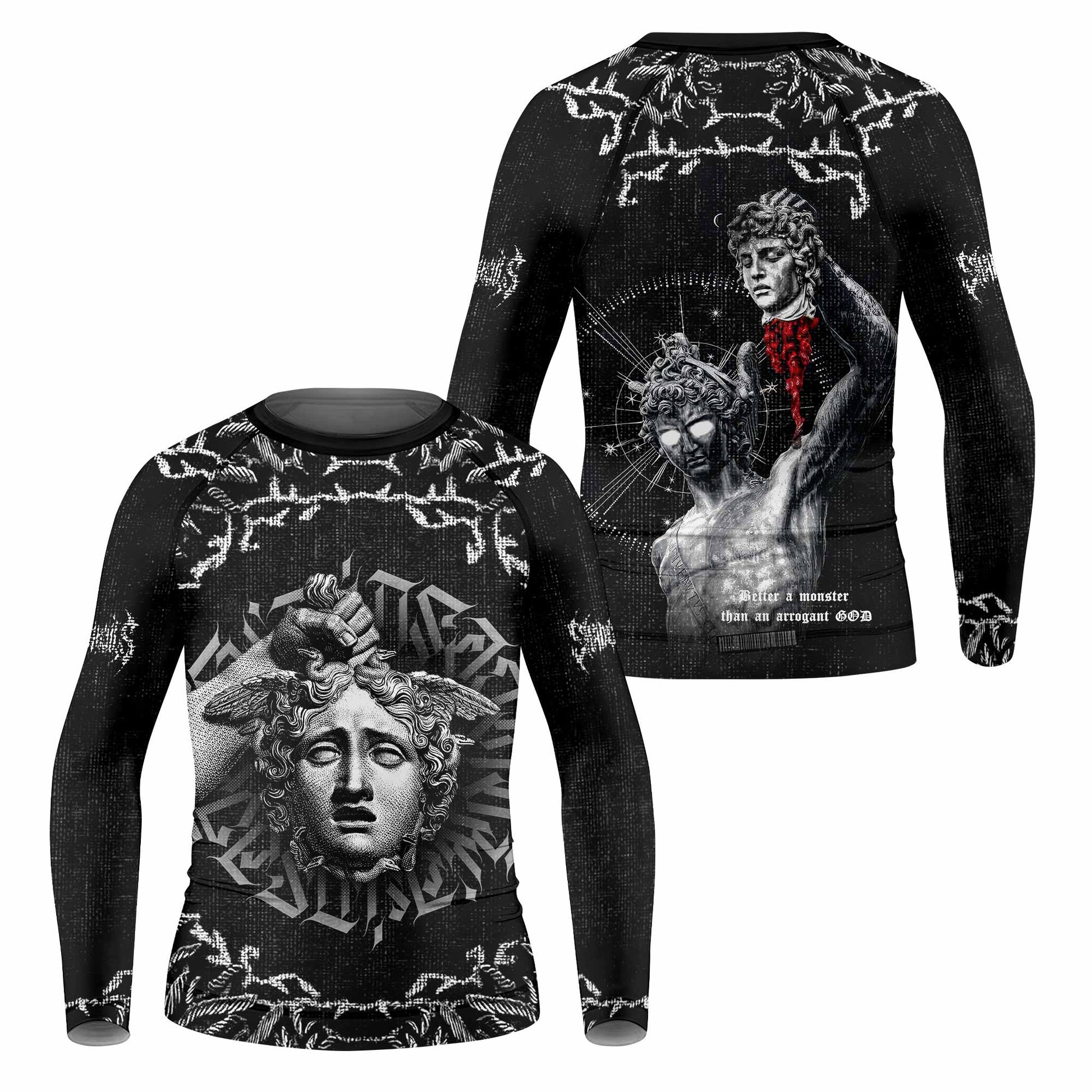 The Monster of Perseus Kids Rash Guard