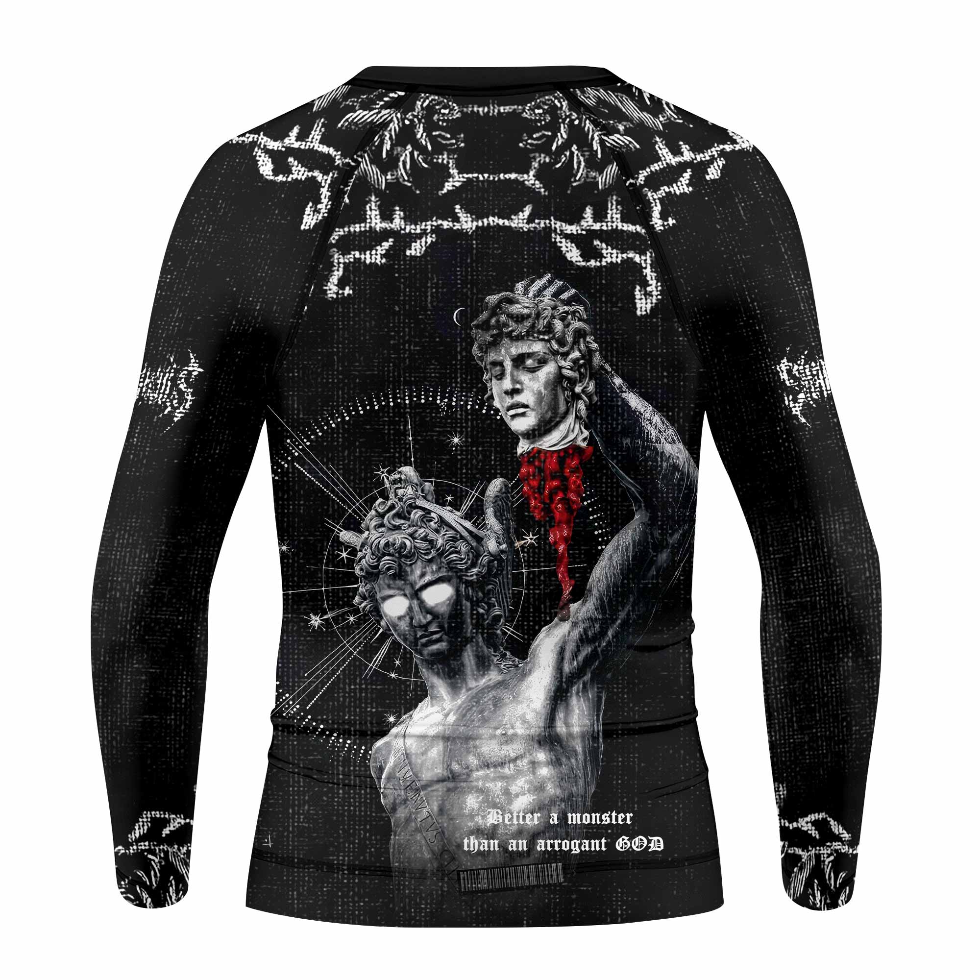 The Monster of Perseus Kids Rash Guard