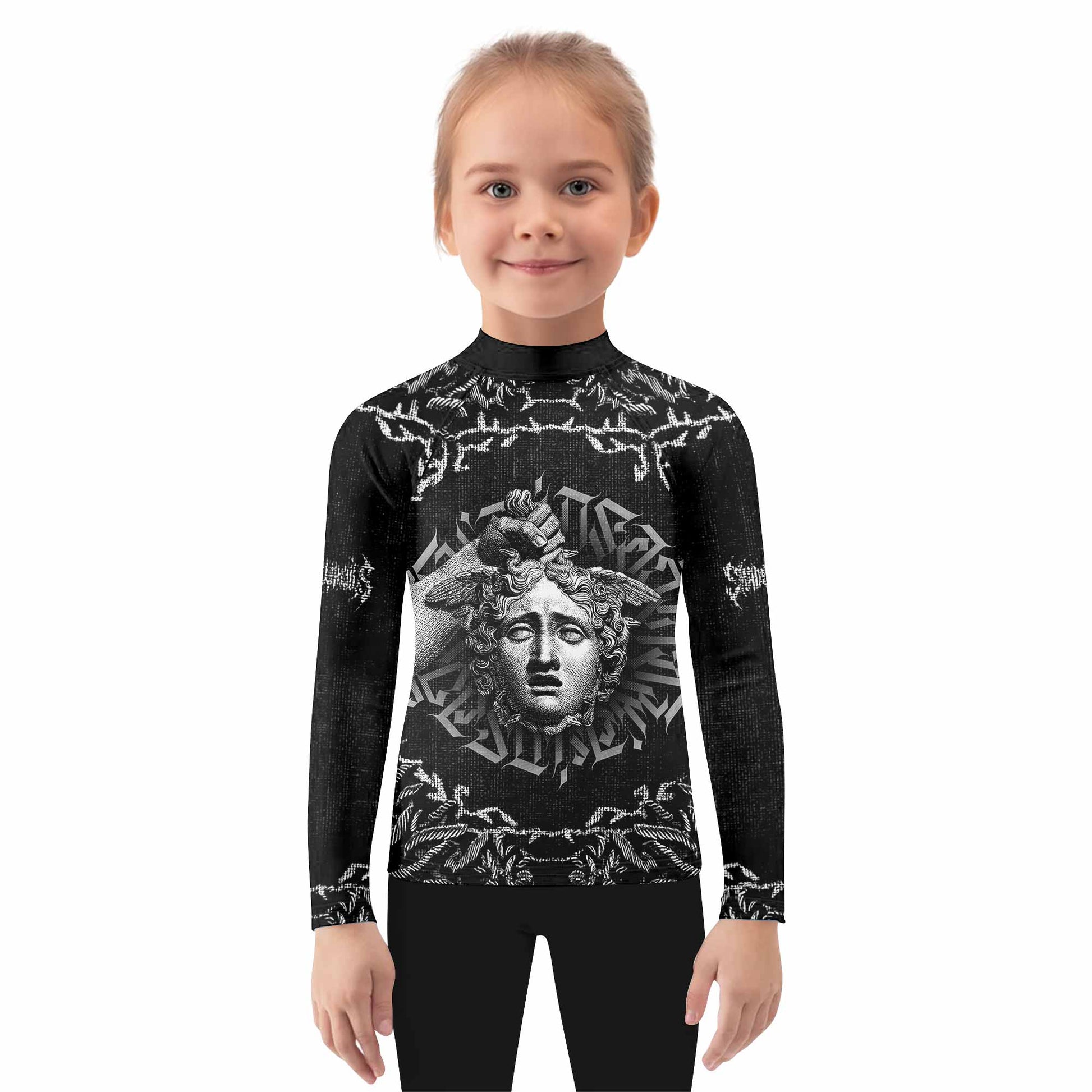The Monster of Perseus Kids Rash Guard