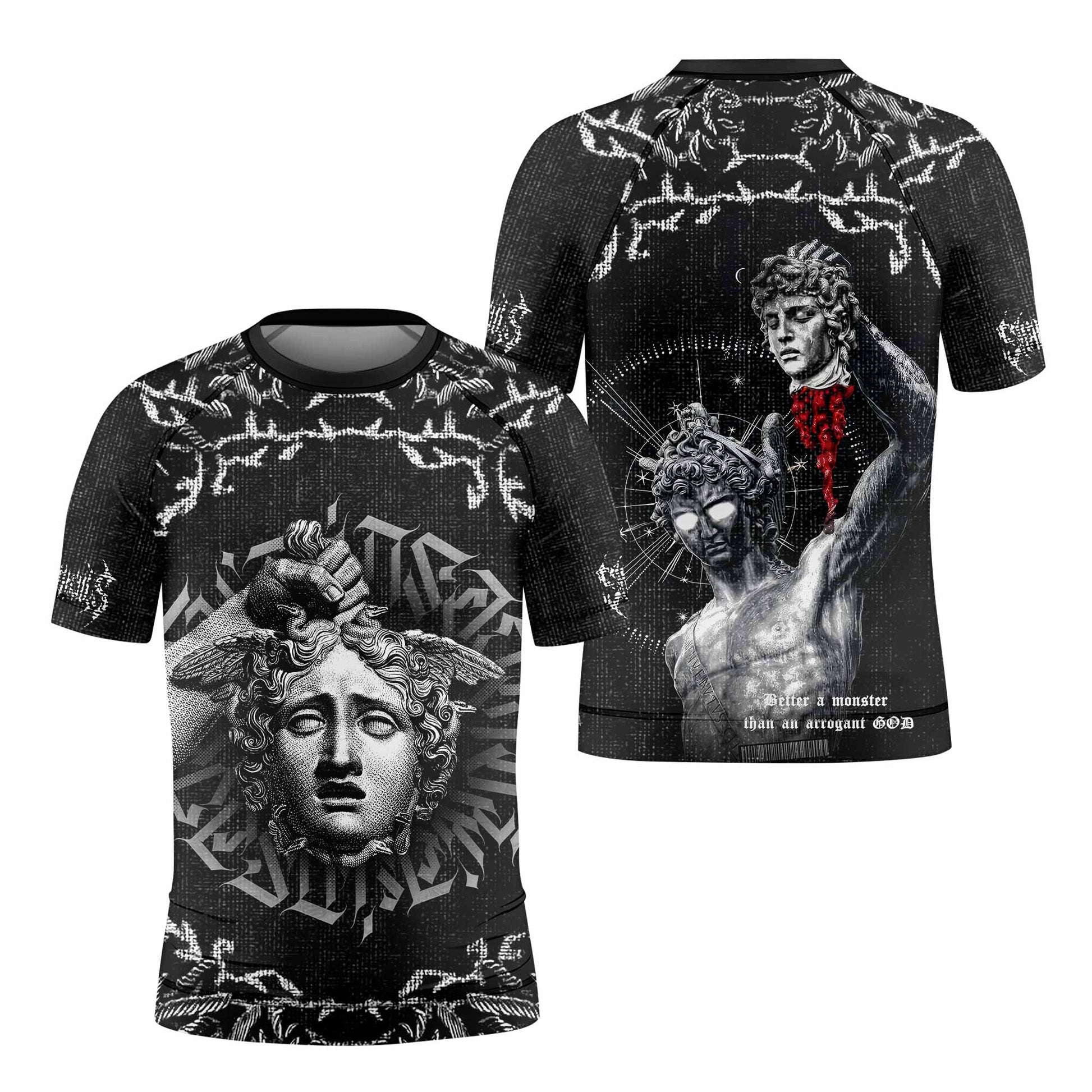 The Monster of Perseus Kids Rash Guard