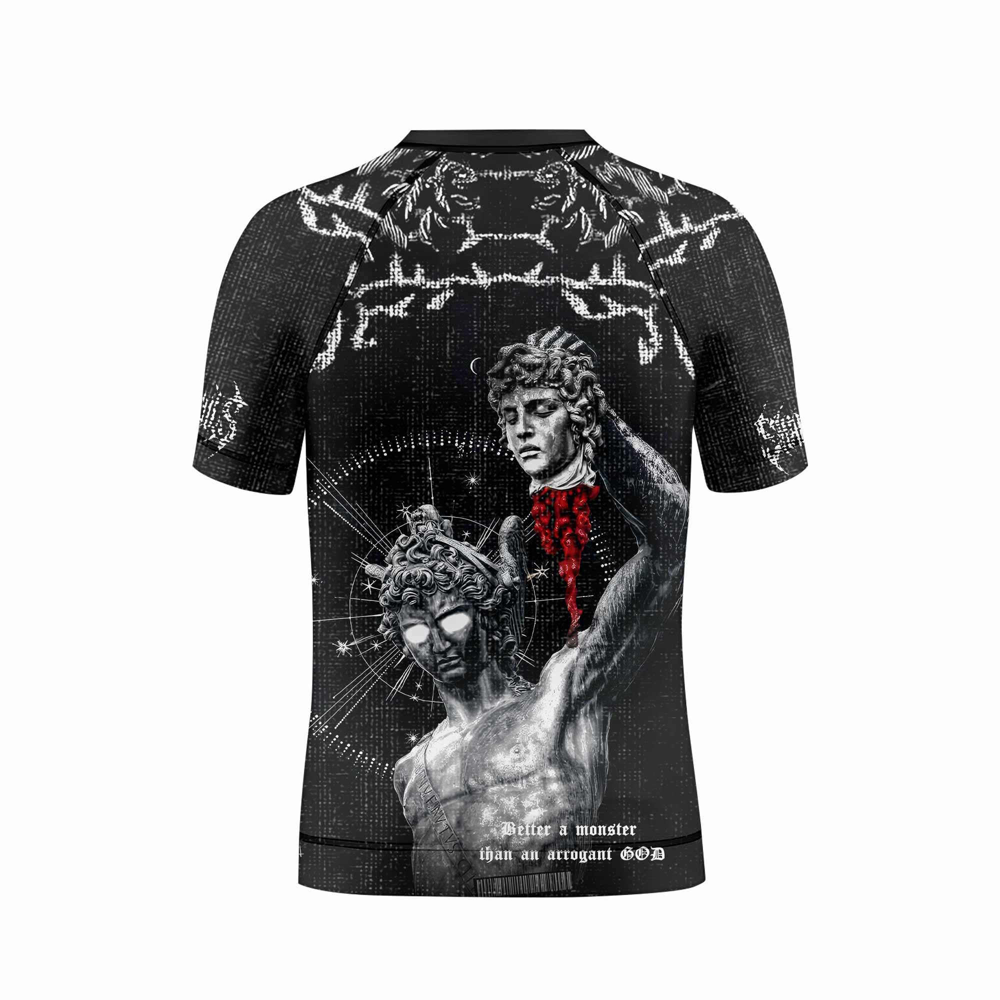 The Monster of Perseus Kids Rash Guard
