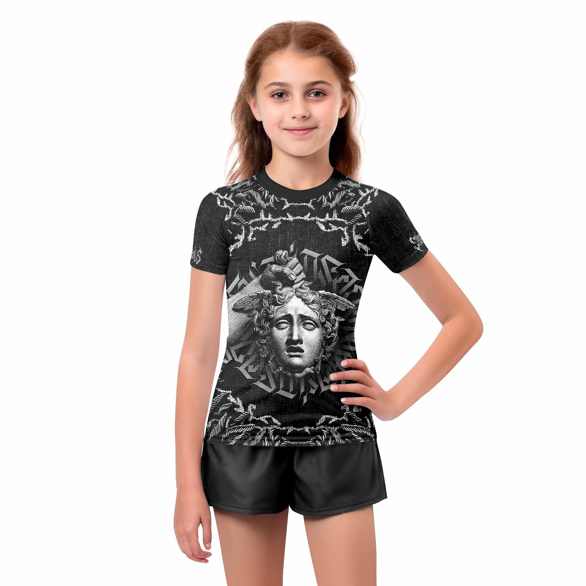 The Monster of Perseus Kids Rash Guard