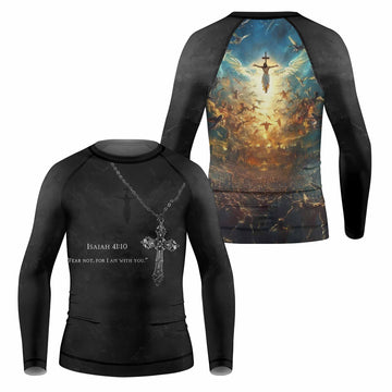 Isaiah 41:10 Fear Not Kids Rash Guard
