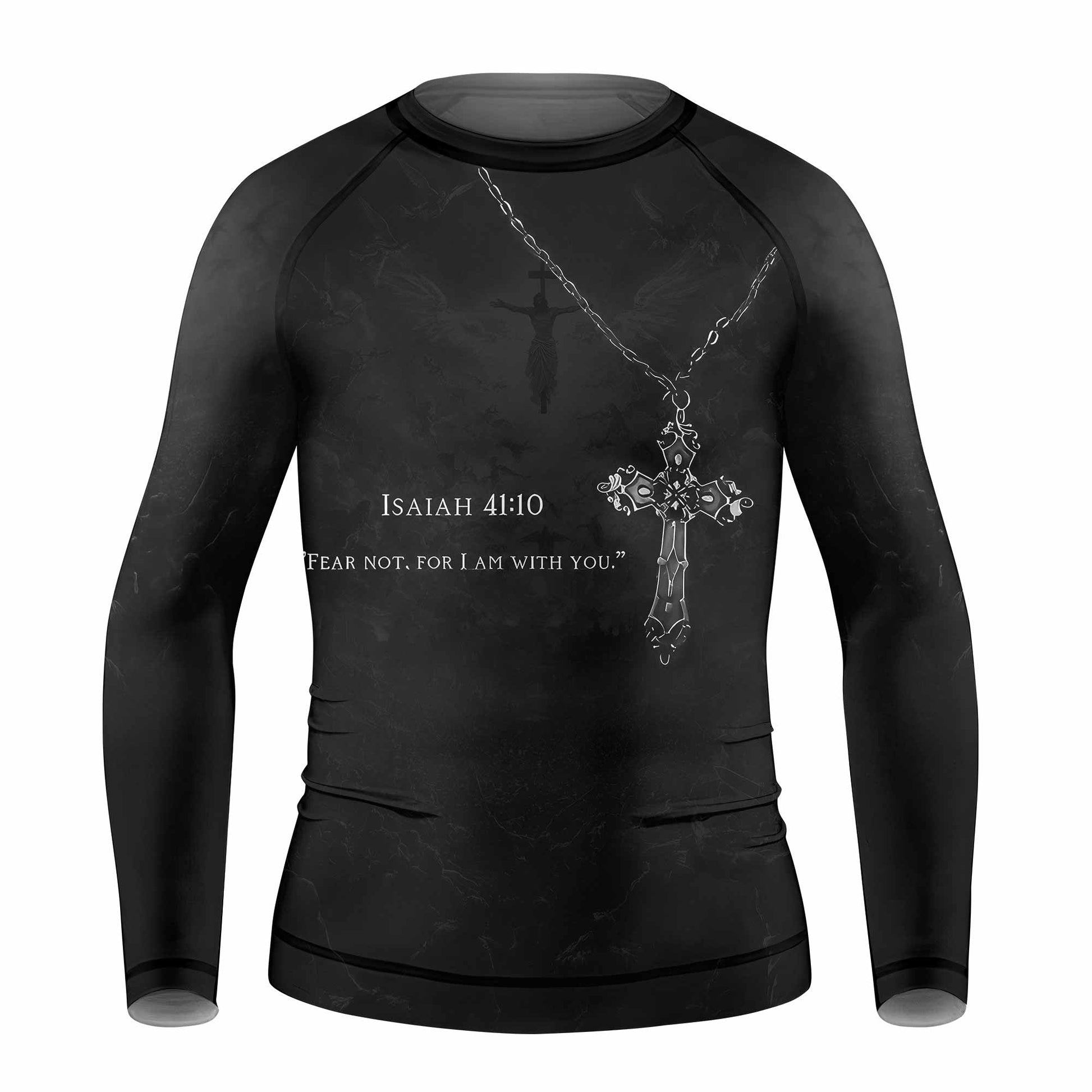 Isaiah 41:10 Fear Not Kids Rash Guard