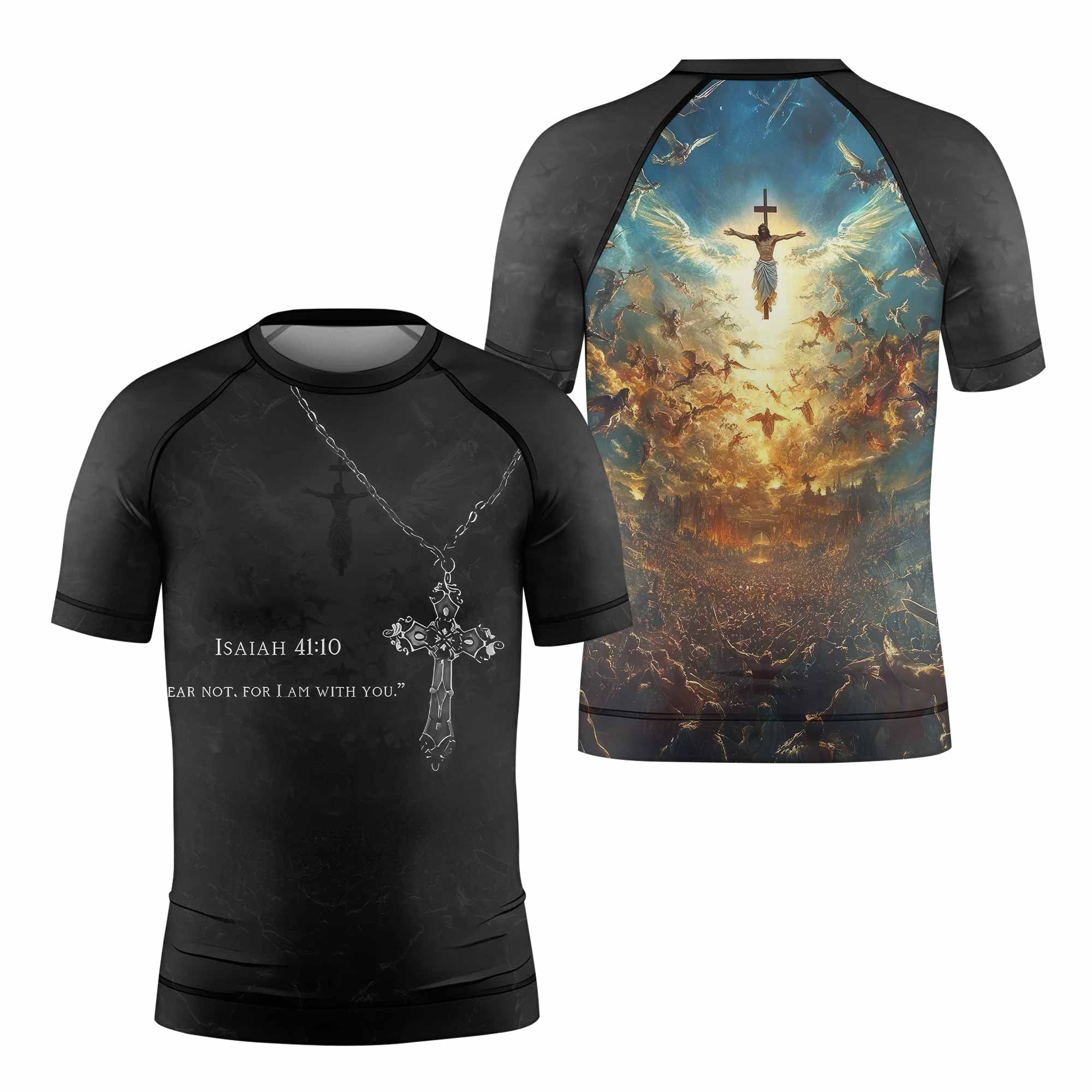 Isaiah 41:10 Fear Not Kids Rash Guard