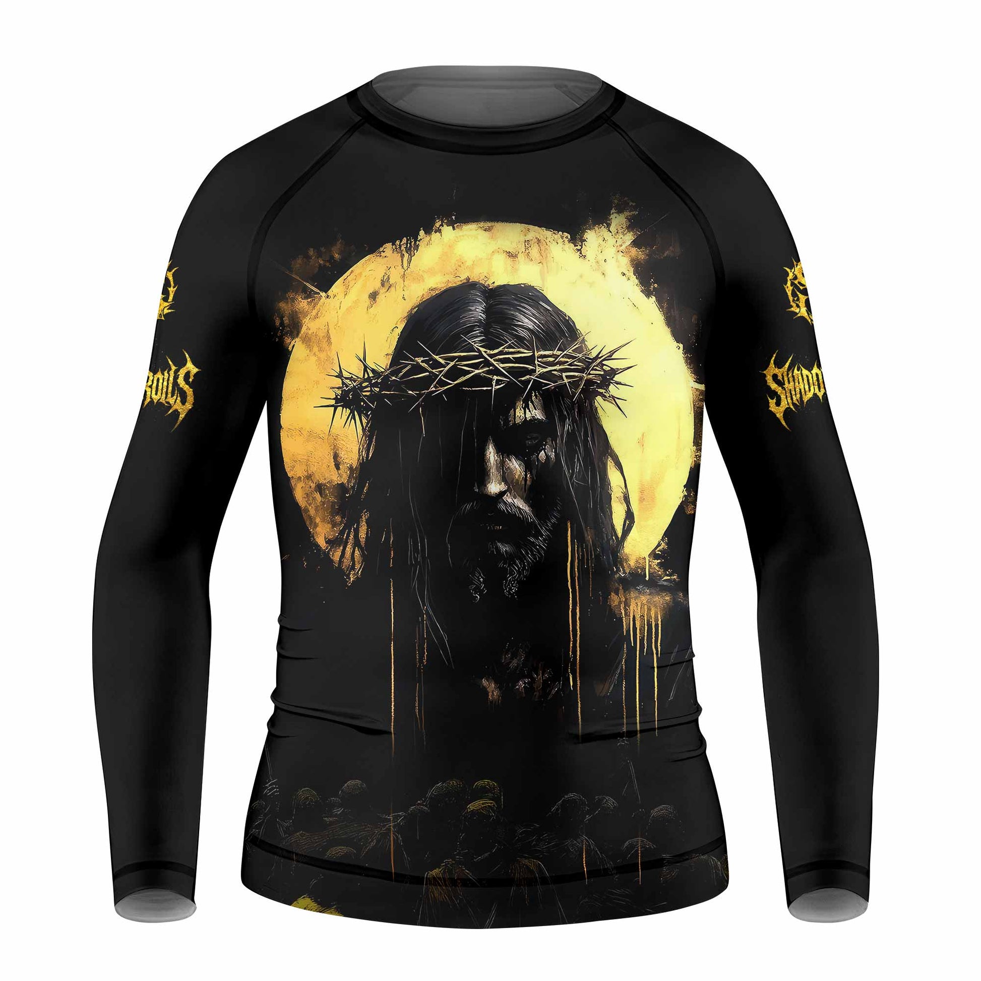 Psalm 23:4 No Evil Shall I Fear Kids Rash Guard