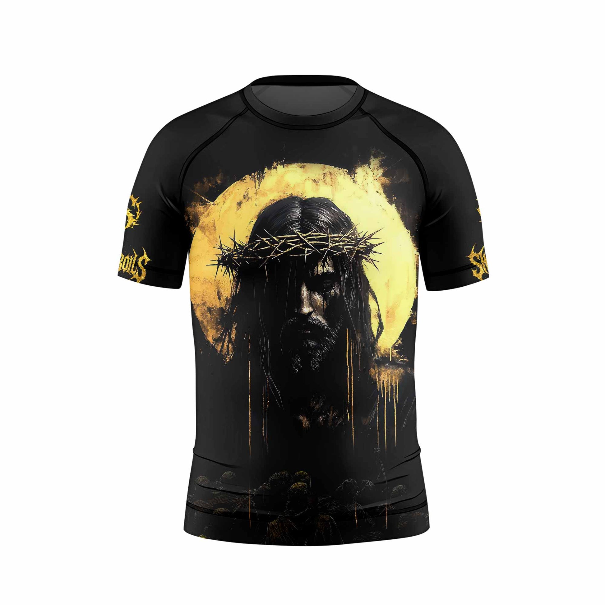 Psalm 23:4 No Evil Shall I Fear Kids Rash Guard