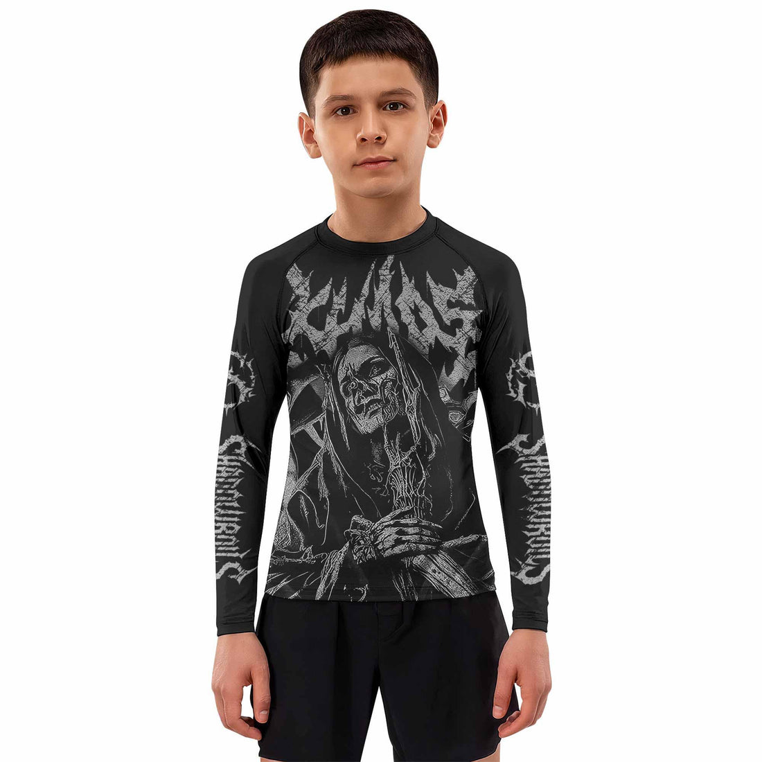 Against All Gods Kids Rash Guard