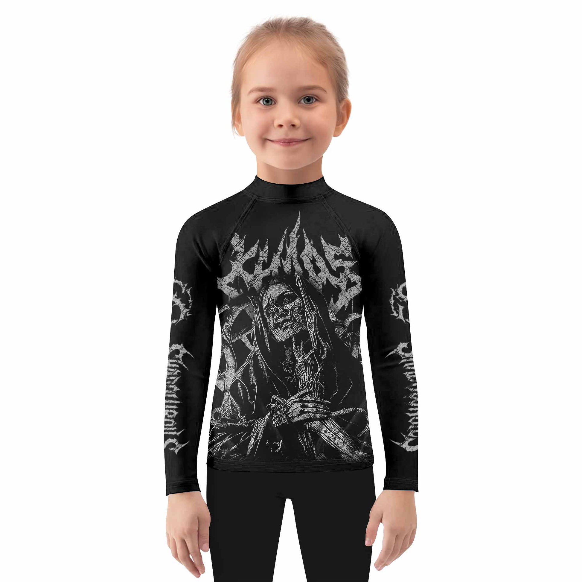 Against All Gods Kids Rash Guard