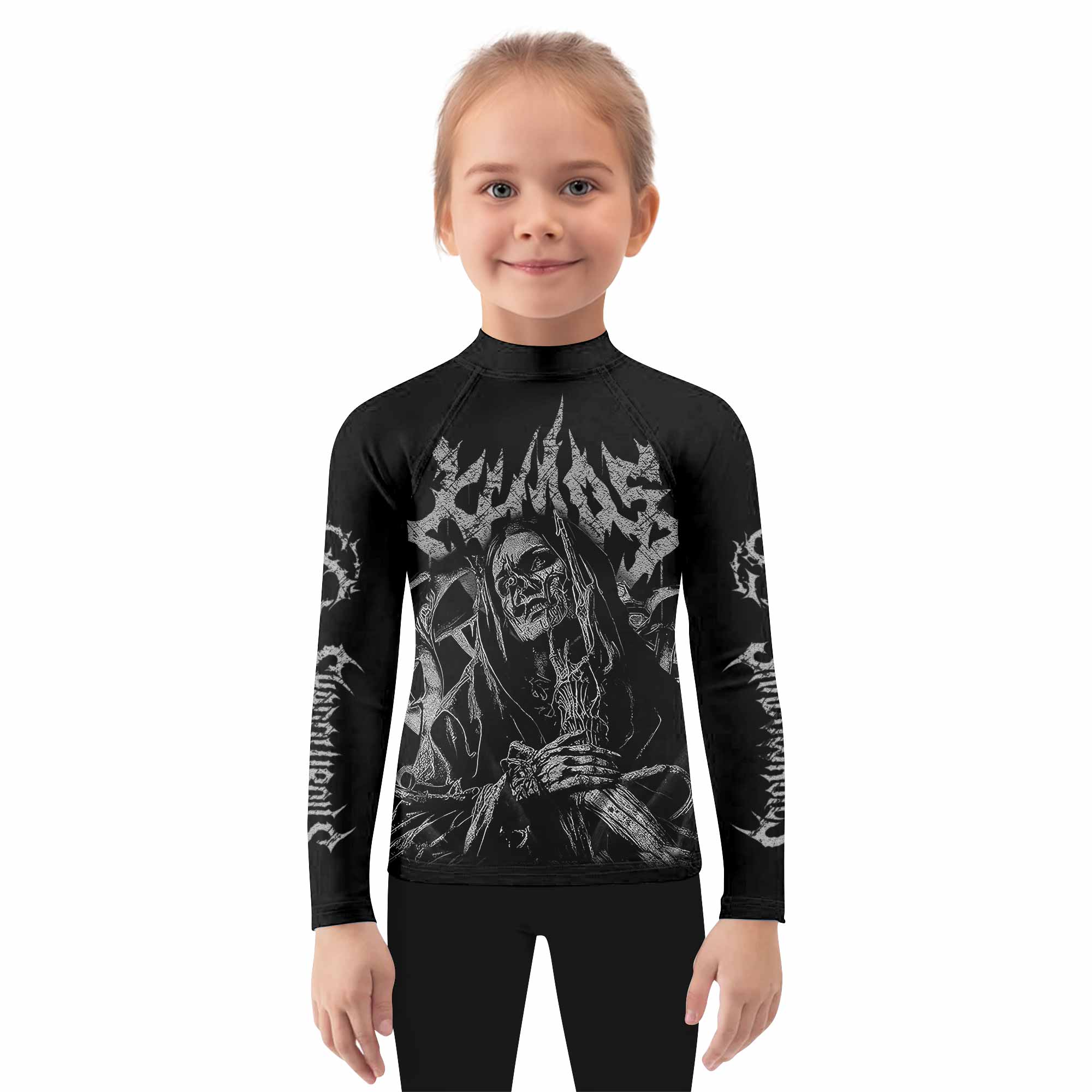Against All Gods Kids Rash Guard