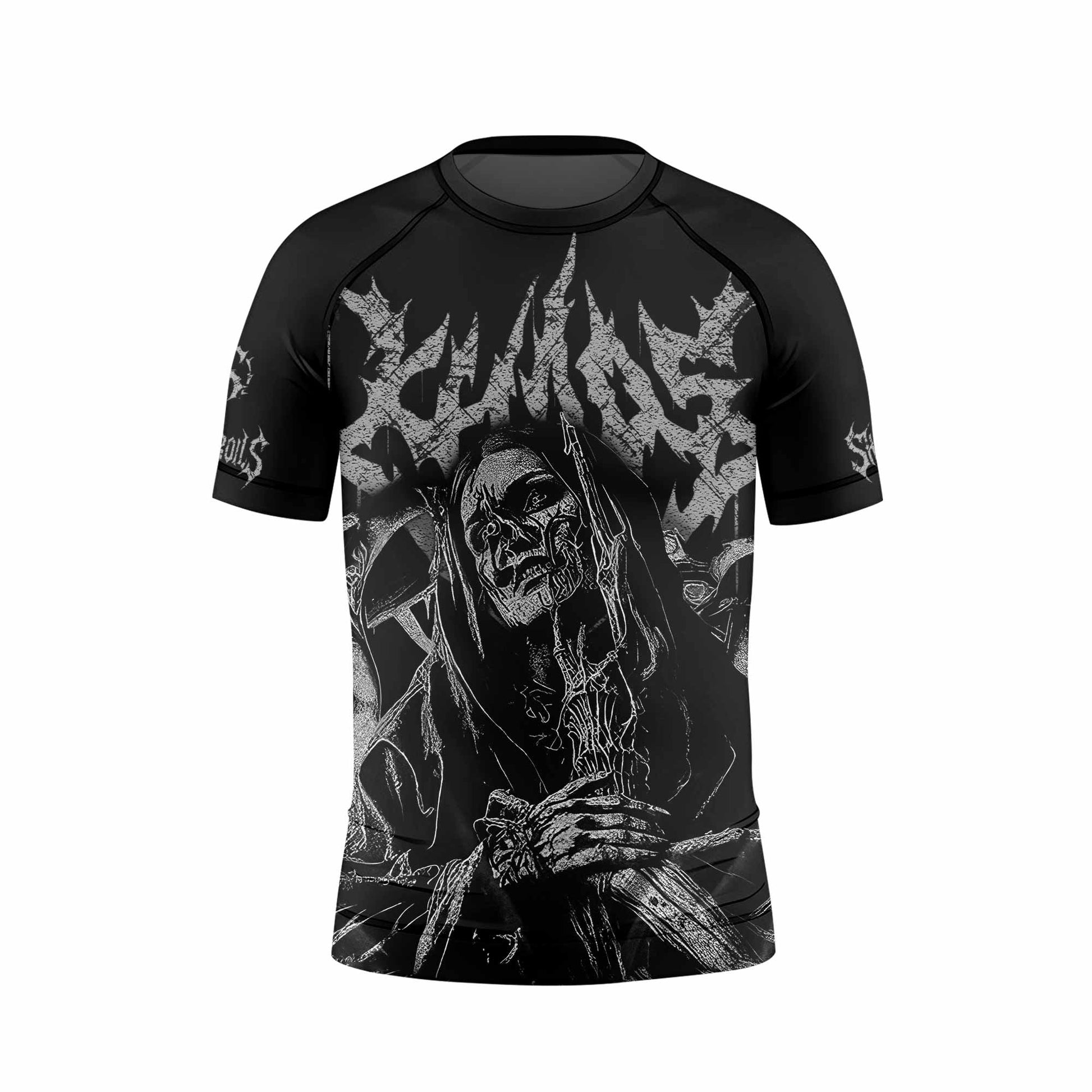 Against All Gods Kids Rash Guard