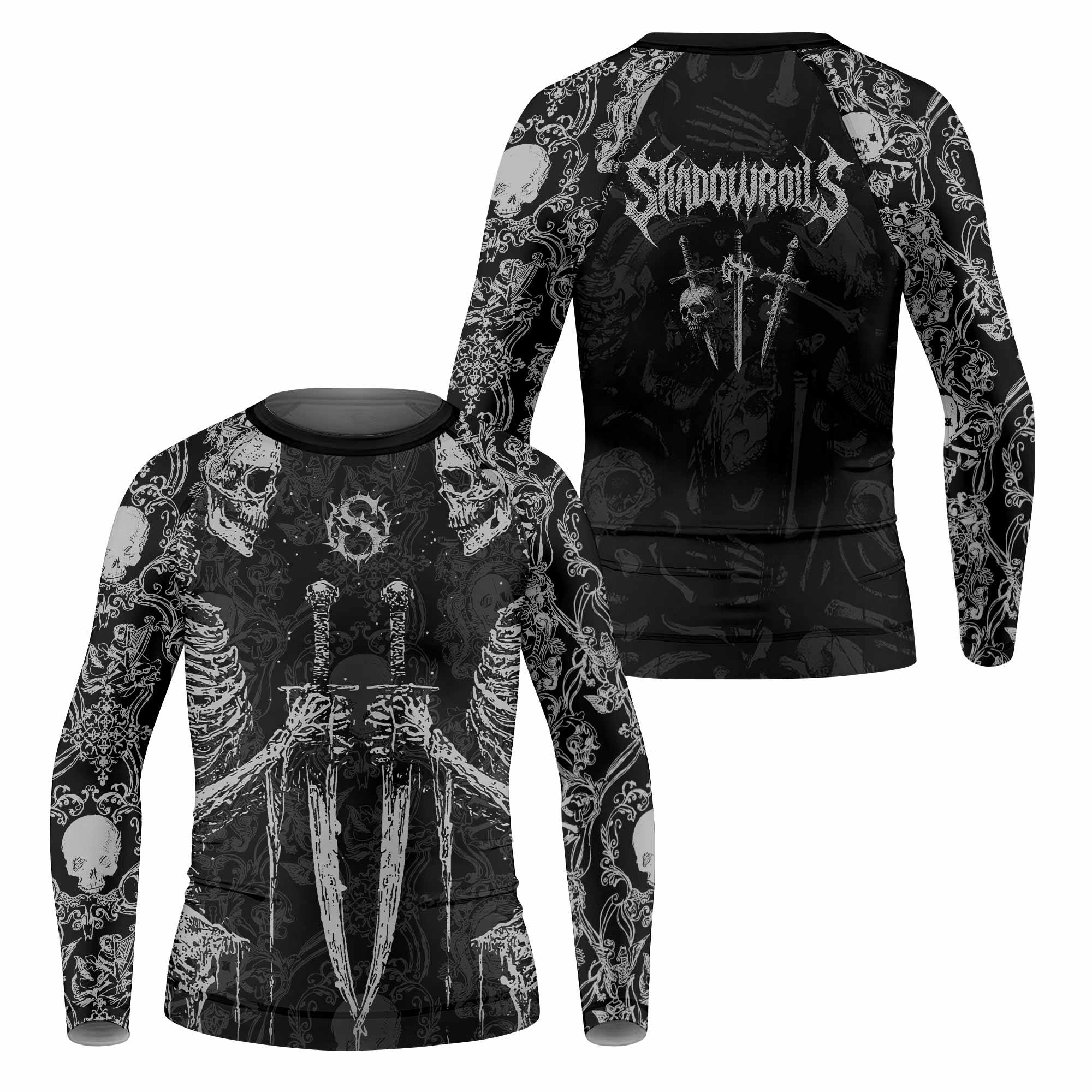 Bone Reaper Kids Rash Guard