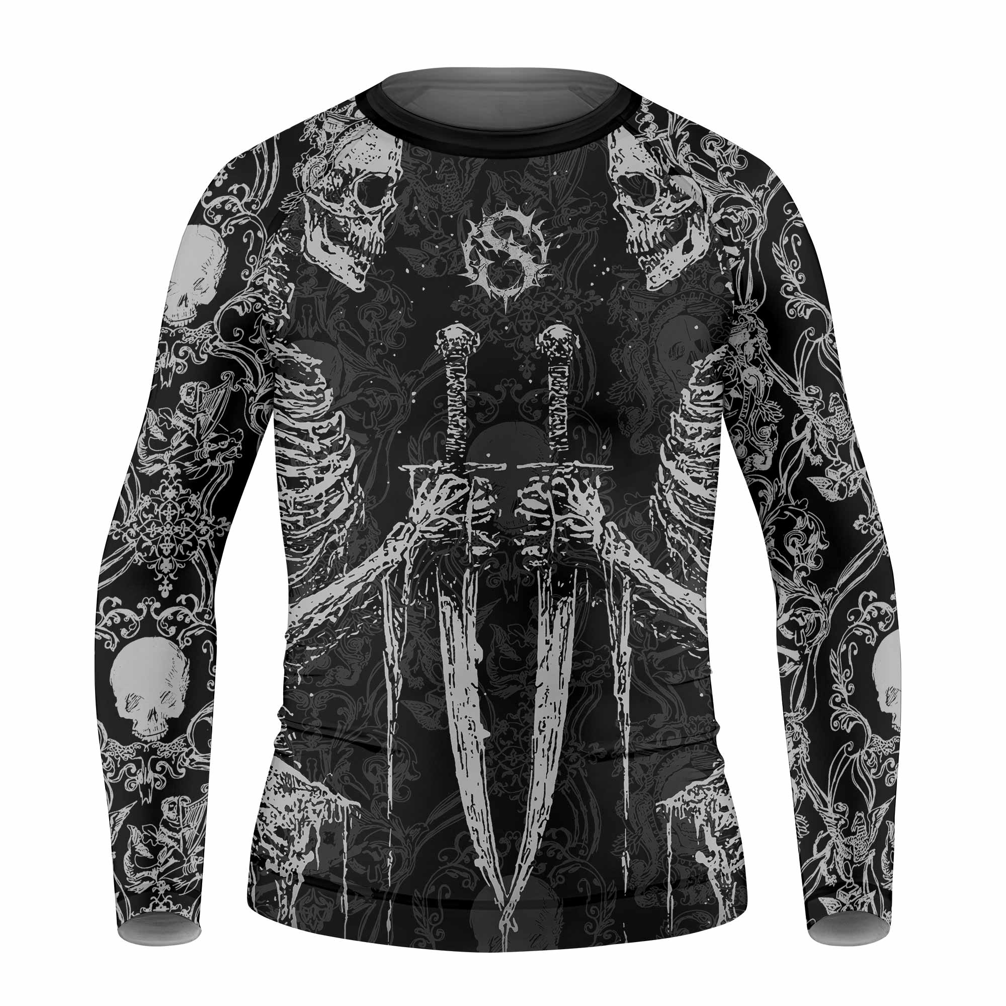 Bone Reaper Kids Rash Guard