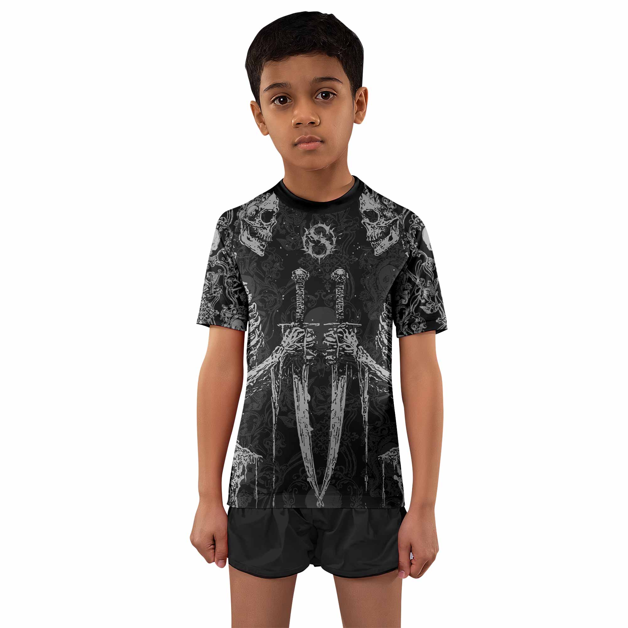 Bone Reaper Kids Rash Guard