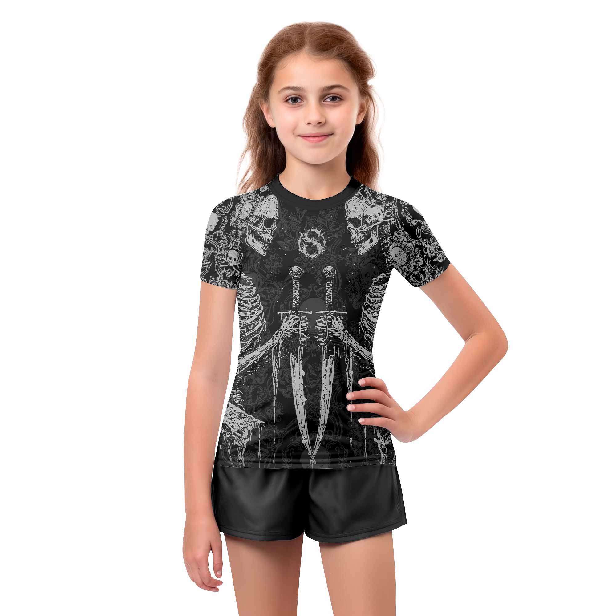 Bone Reaper Kids Rash Guard