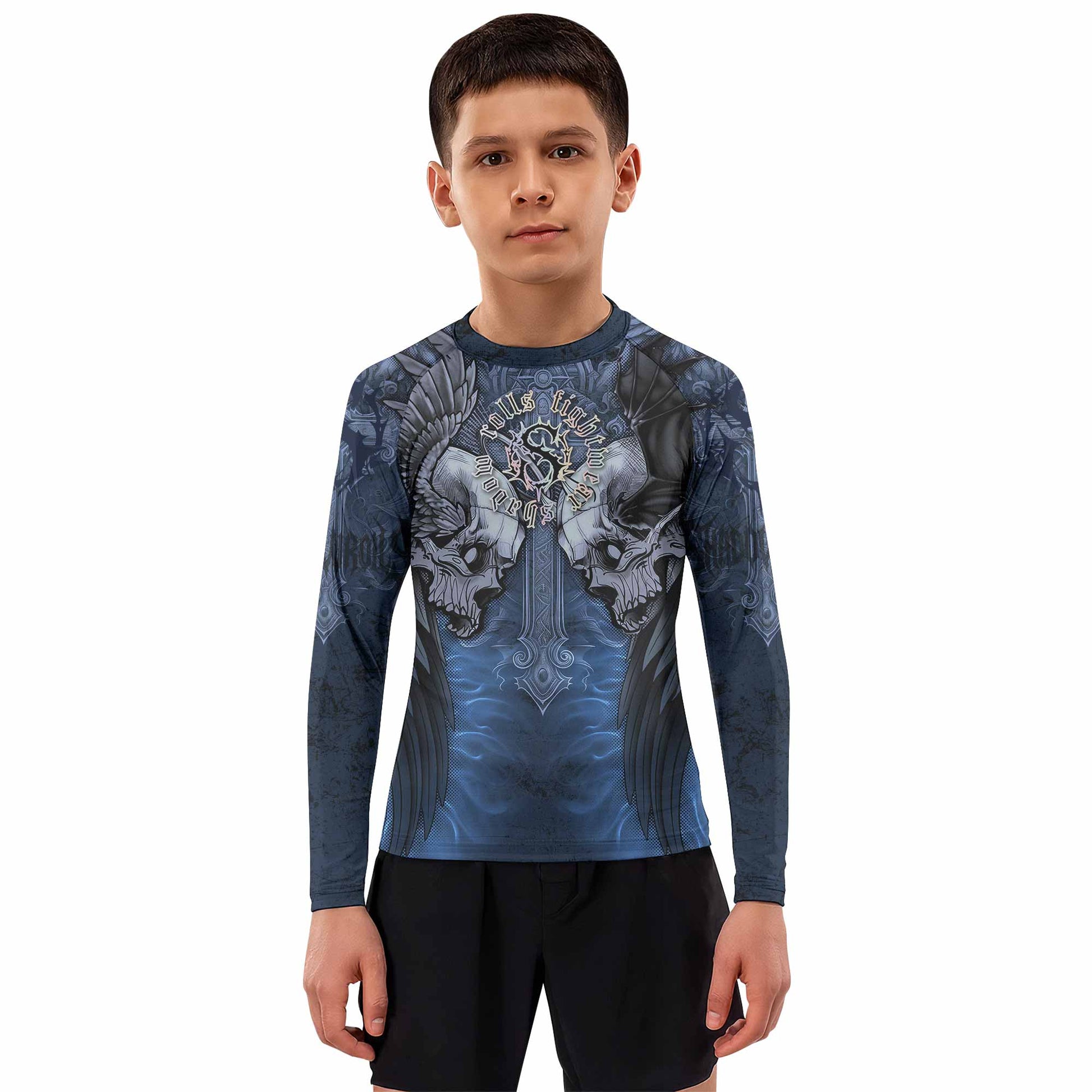 Duality of Souls Kids Rash Guard