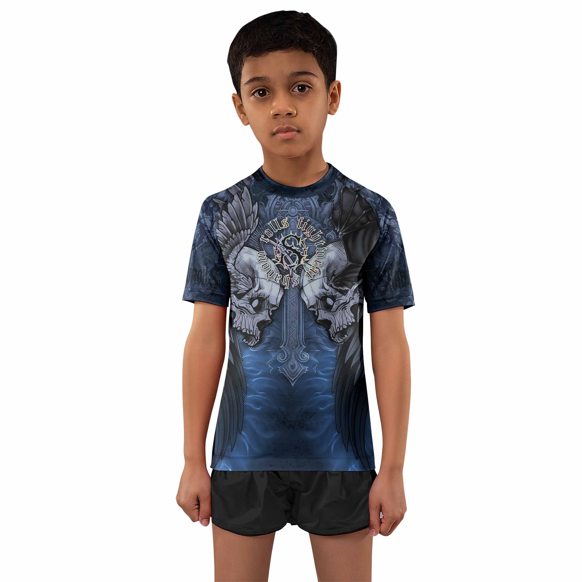 Duality of Souls Kids Rash Guard