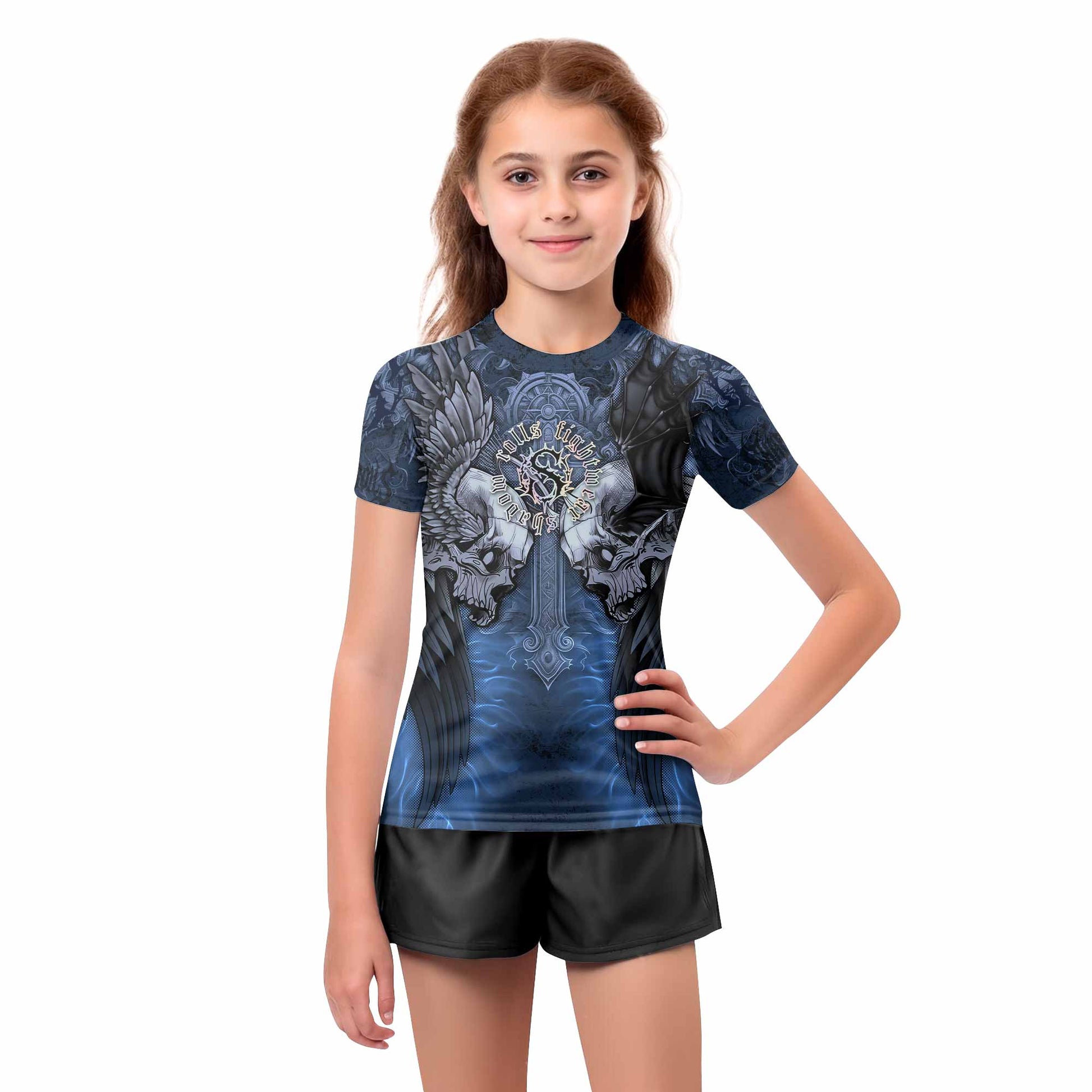 Duality of Souls Kids Rash Guard