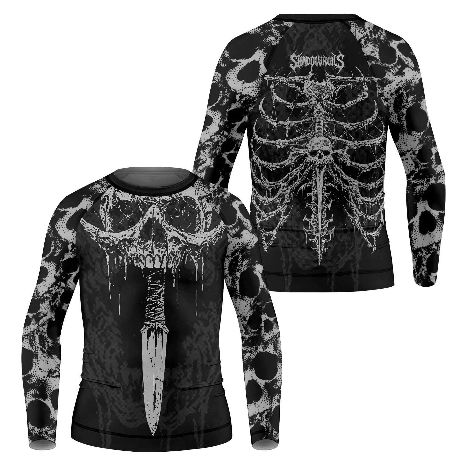 Pierced by Shadows Kids Rash Guard