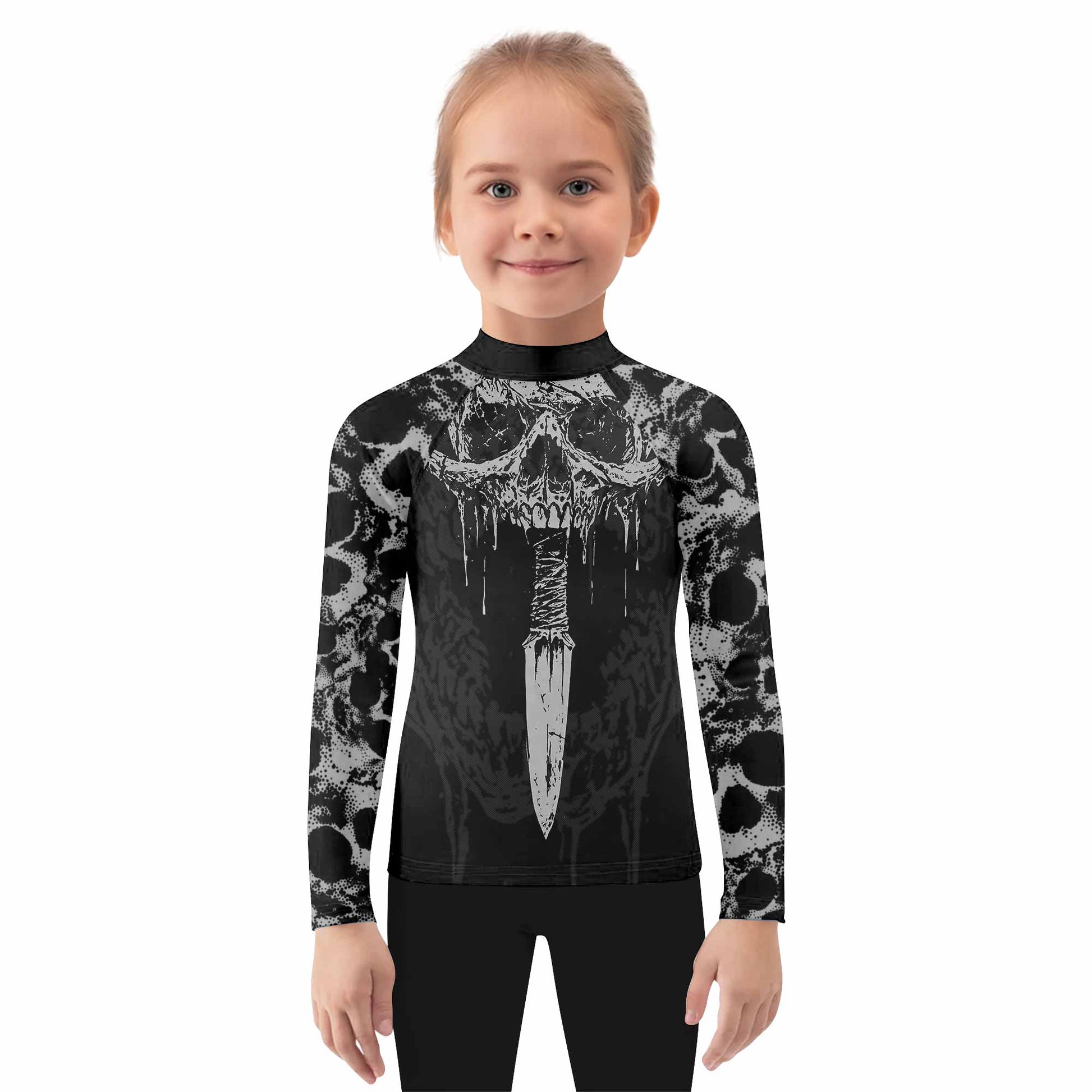 Pierced by Shadows Kids Rash Guard
