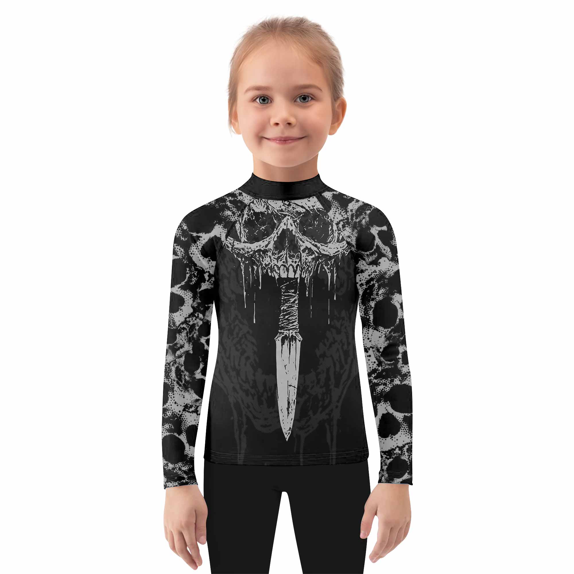 Pierced by Shadows Kids Rash Guard