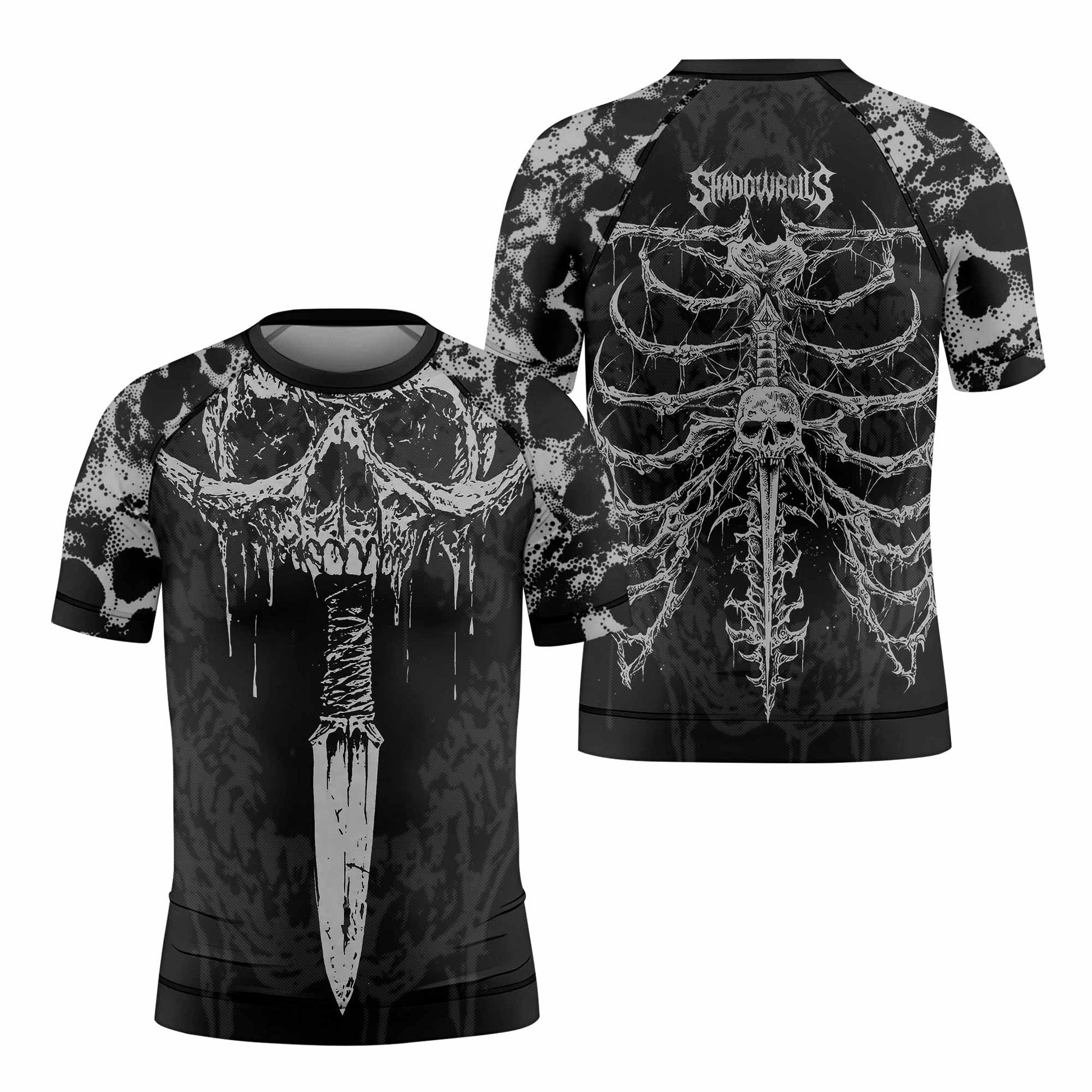 Pierced by Shadows Kids Rash Guard