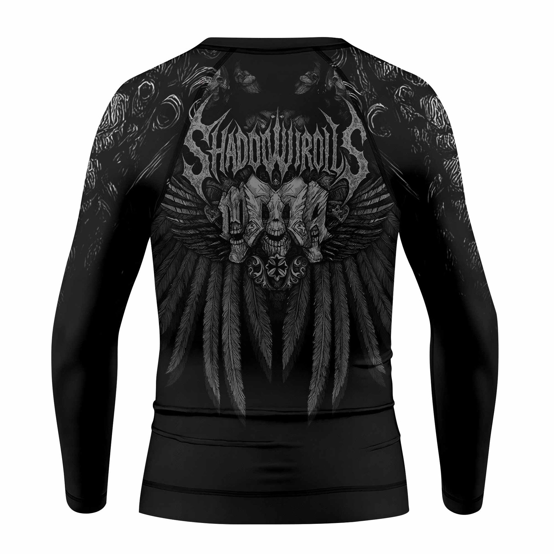 Savage Winged Skull Kids Rash Guard