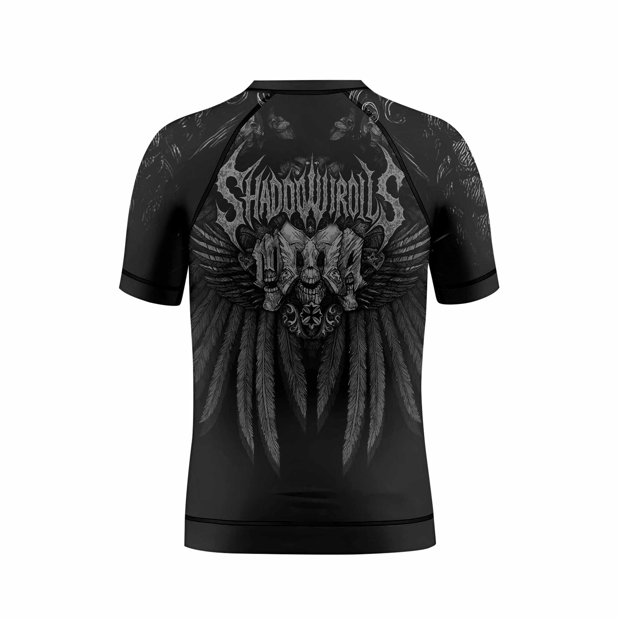 Savage Winged Skull Kids Rash Guard