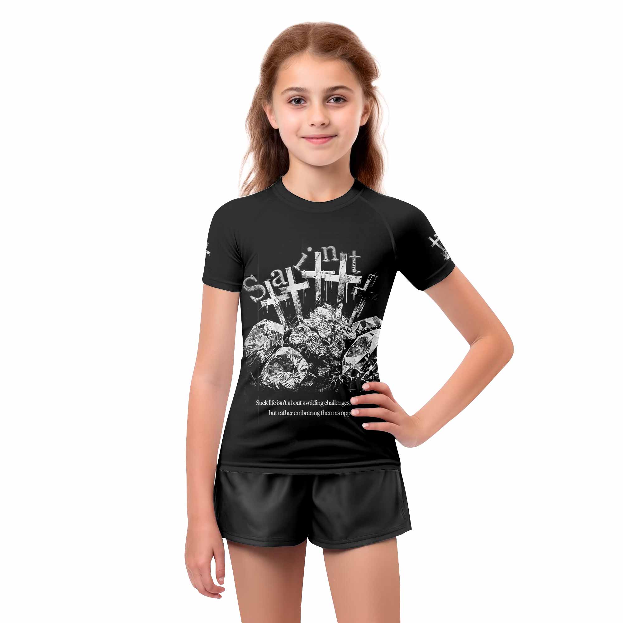 Saint Tears Kids Rash Guard